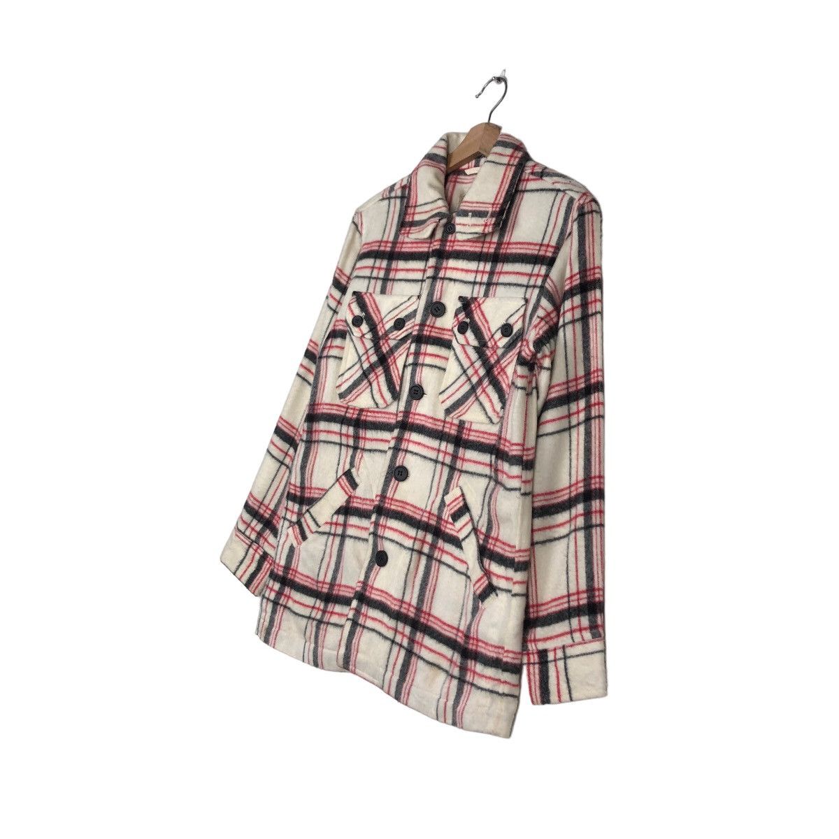 Japanese Brand 🔥Vintage Wool Shirt Flannel Jacket Mozz Tartan Design Size US M / EU 48-50 / 2 - 2 Thumbnail