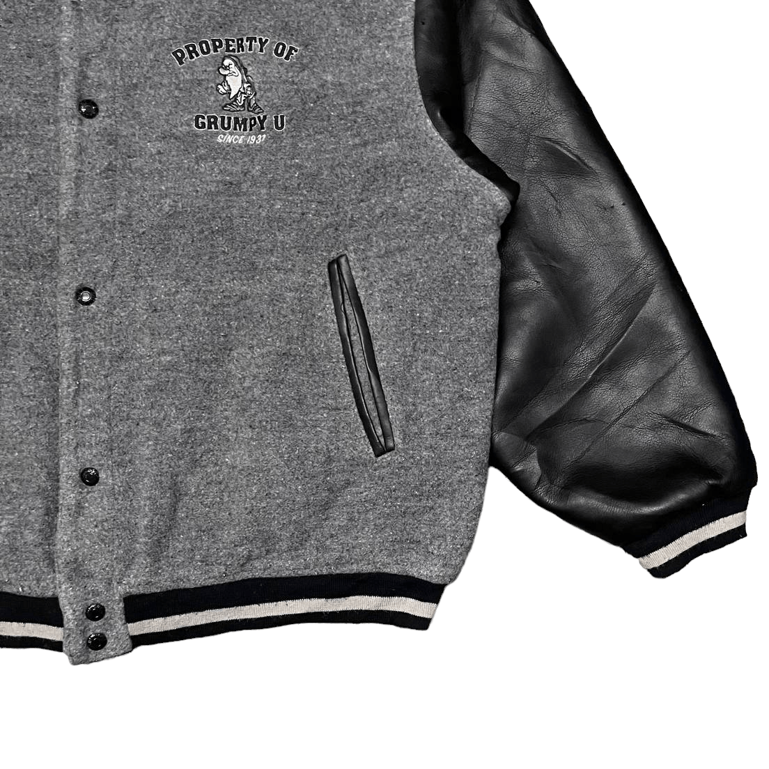 Disney Vintage Disney Exclusive Grumpy U Varsity Jacket Size US L / EU 52-54 / 3 - 11 Thumbnail