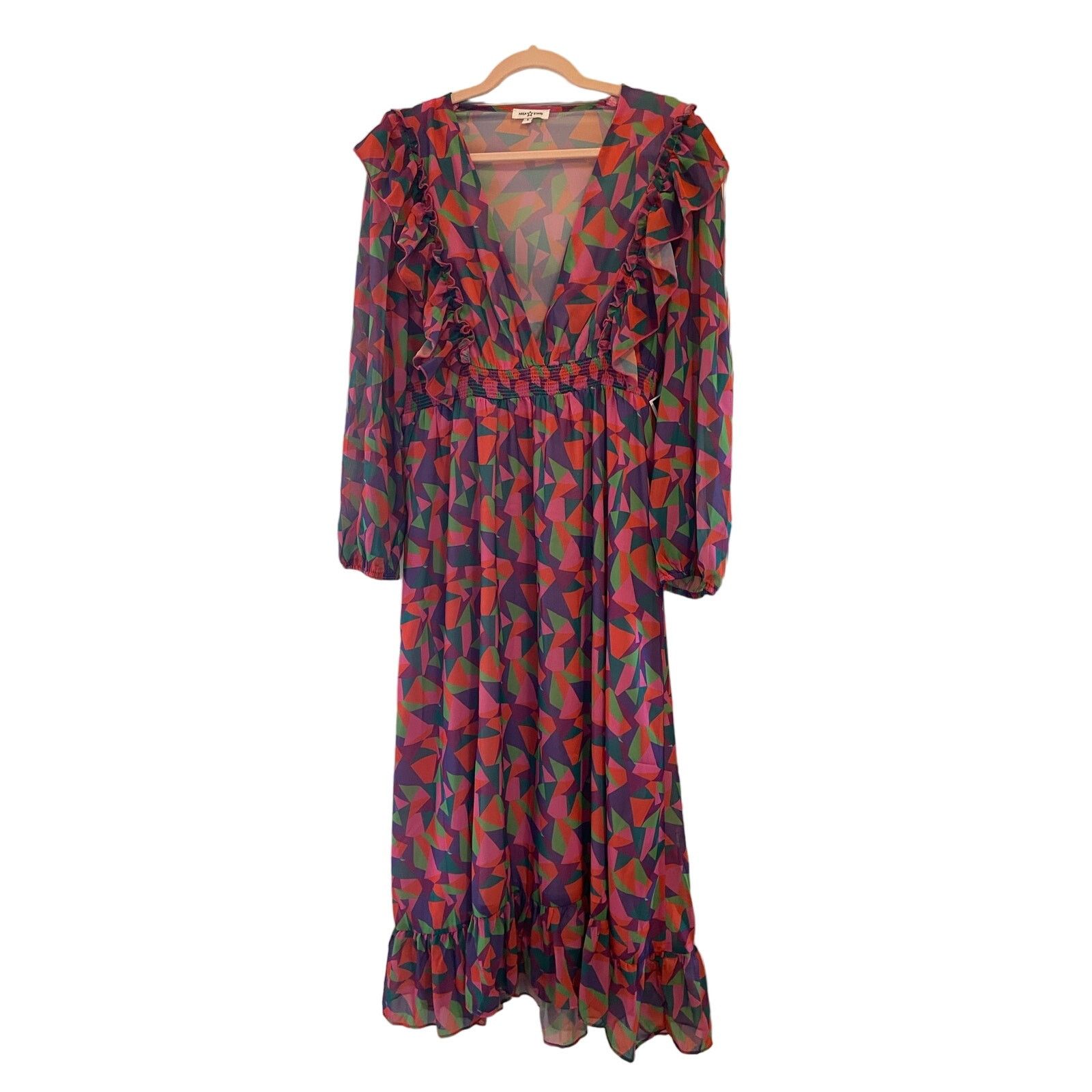 REVOLVE Area Stars, Multi-Colored Maxi Dress, NWT, Size: Large Size L / US 10 / IT 46 - 1 Thumbnail