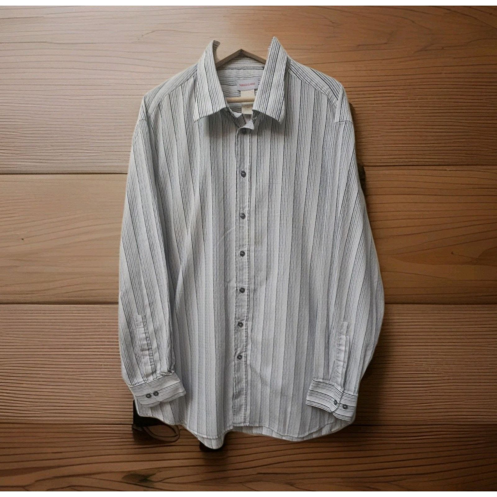 Versace VERSACE CLASSIC Vintage TEXTURED COTTON MADE IN ITALY 2XB Size US XXL / EU 58 / 5 - 2 Thumbnail
