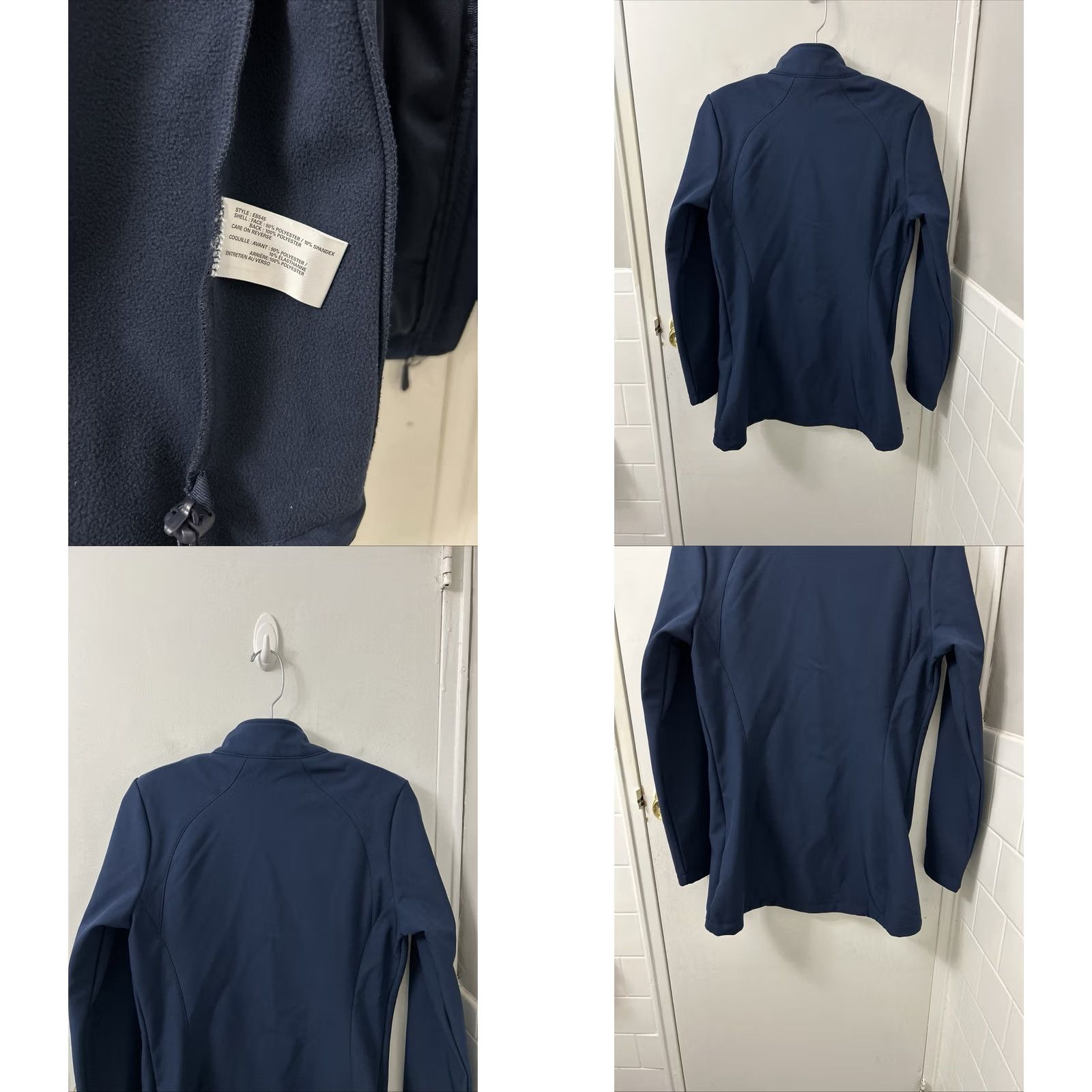 Eddie Bauer Eddie Bauer Jacket Womens Small Blue Softshell Full Zip Wellington Fleece Lined Embroidered Logo Jacket Shirt Coat? Size S / US 4 / IT 40 - 8 Thumbnail