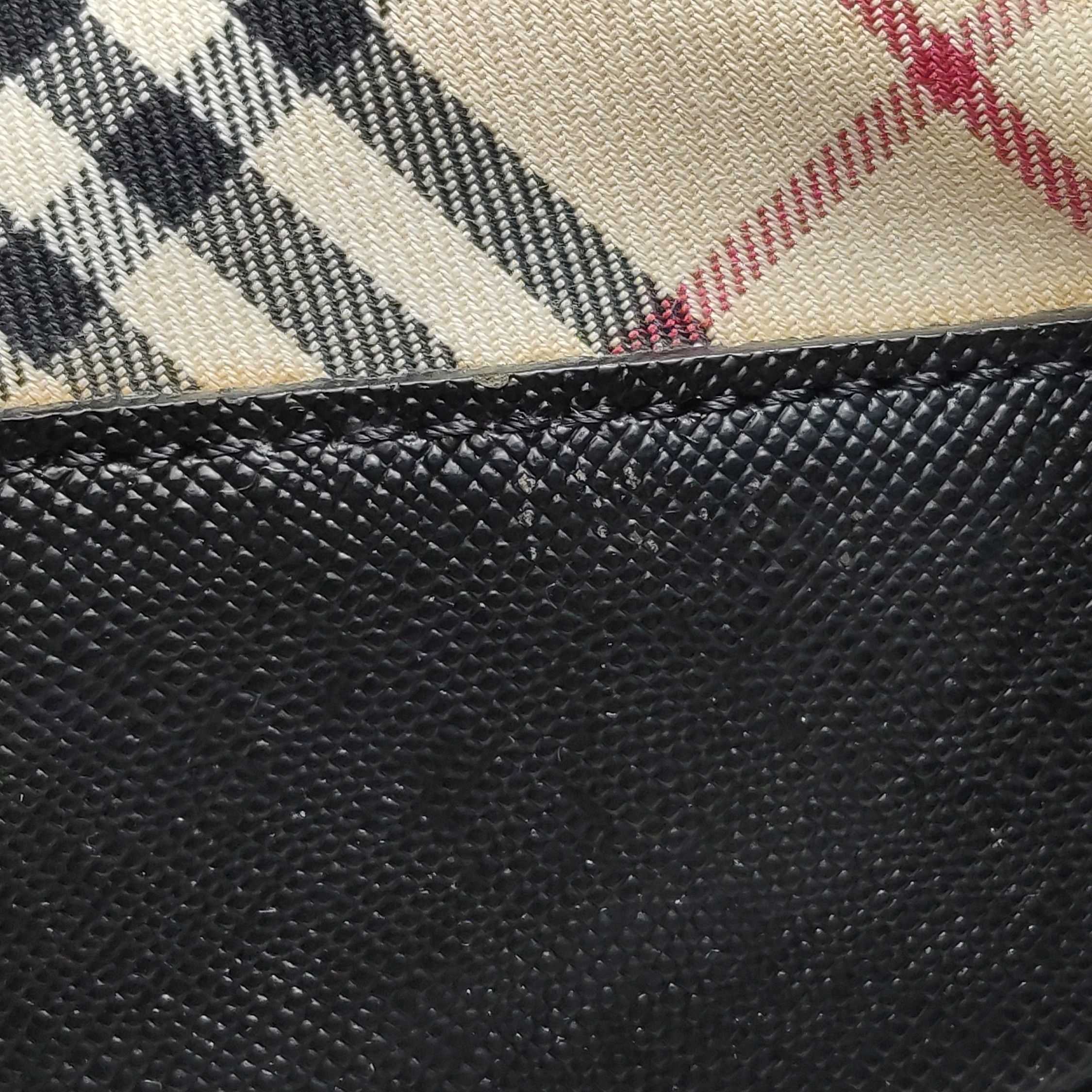 Burberry burberry leather plaid handle bag 0099 Size ONE SIZE - 15 Thumbnail