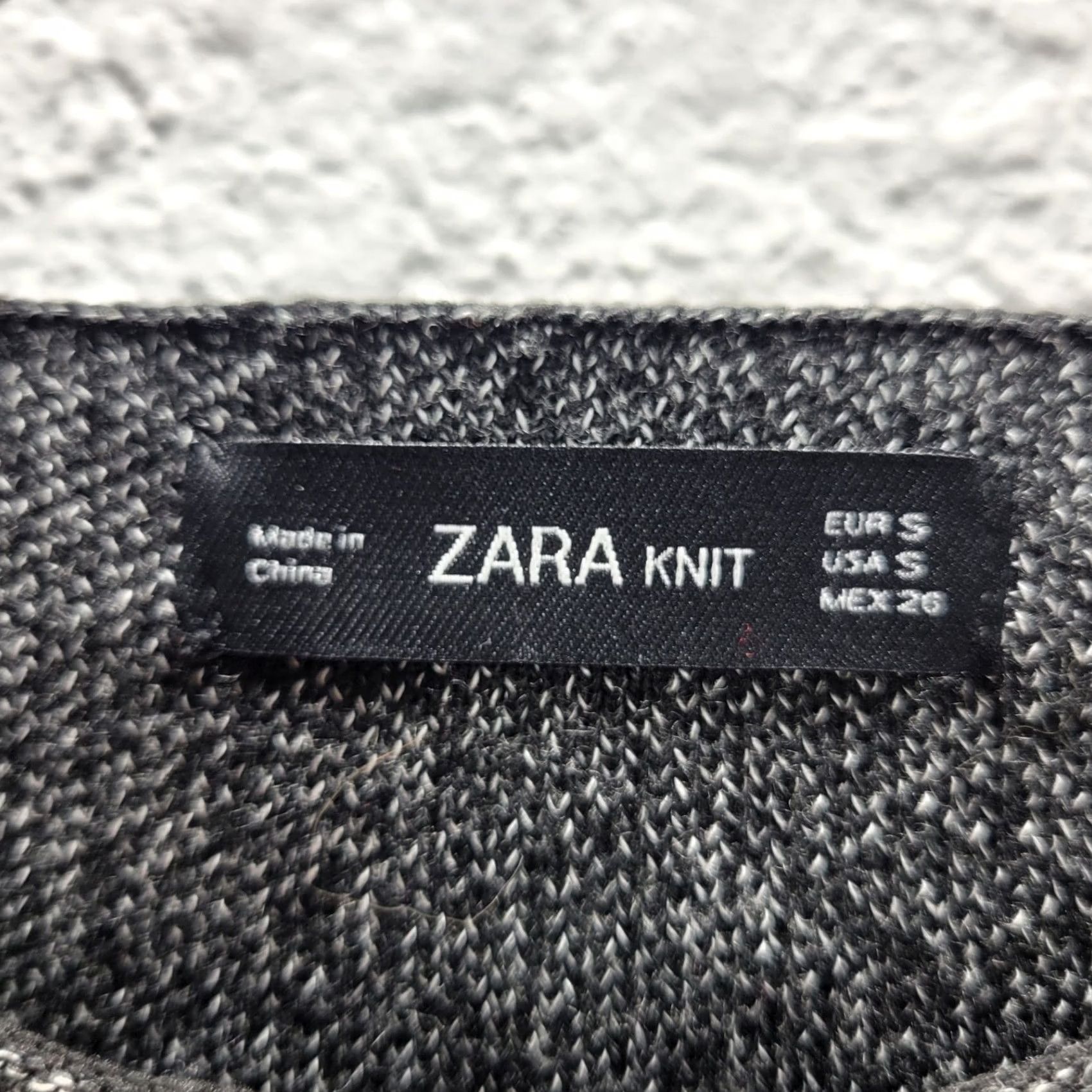 Zara Zara Knit Tank Womens Small Gray Tie Waist Sleeveless Casual Minimalist Top Size S / US 4 / IT 40 - 4 Thumbnail