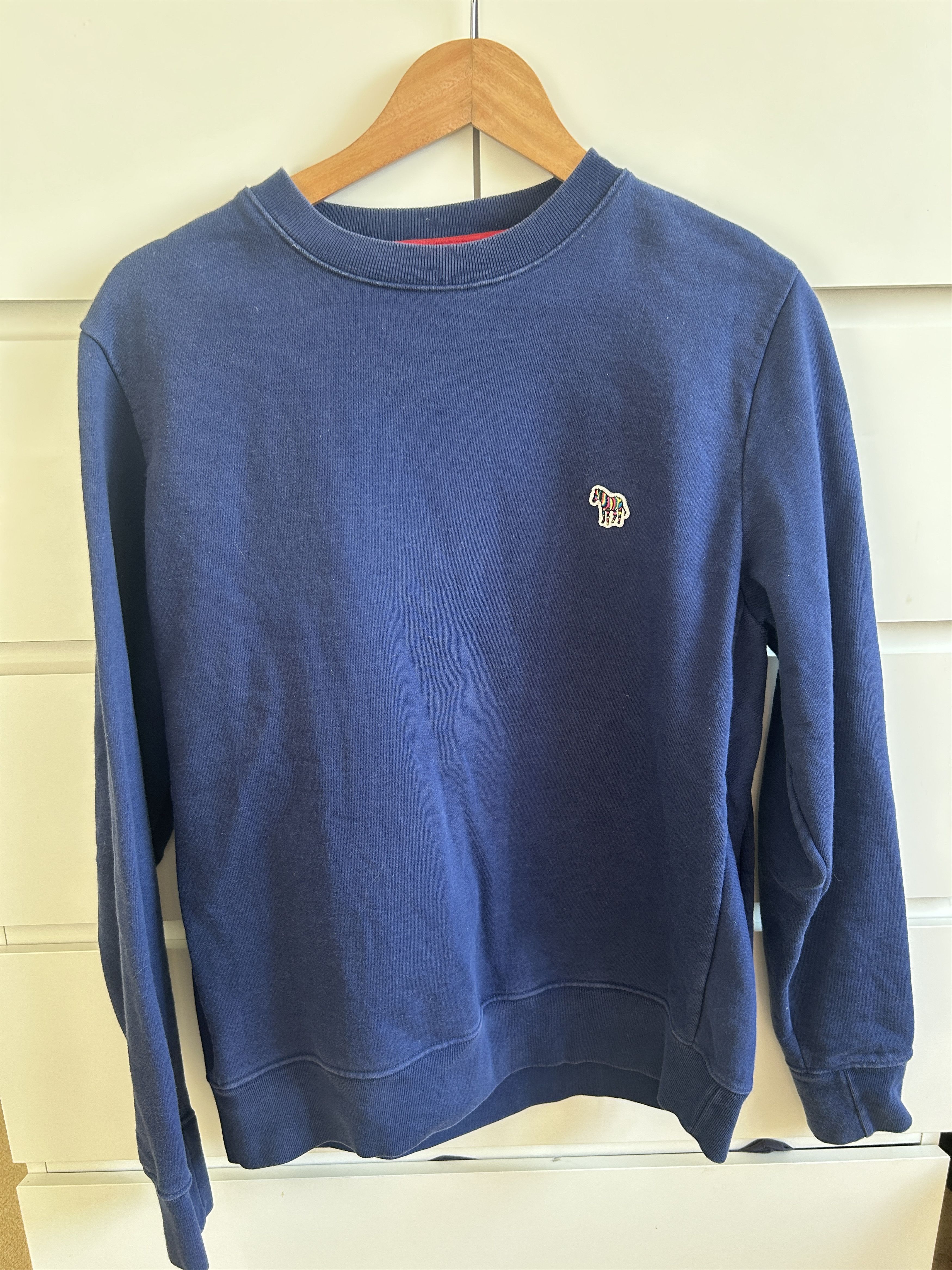 Paul Smith Navy Blue Paul Smith Zebra Crewneck Sweatshirt Size US L / EU 52-54 / 3 - 1 Thumbnail