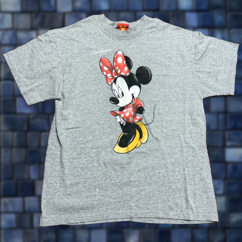 Disney Minnie Mouse Shirt Womens XL Gray Graphic Crew Neck Short Sleeve Disney T-Shirt Womens XL Gray Graphic Crew Neck Short Sleeve Disney Size XL / US 12-14 / IT 48-50 - 1 Thumbnail