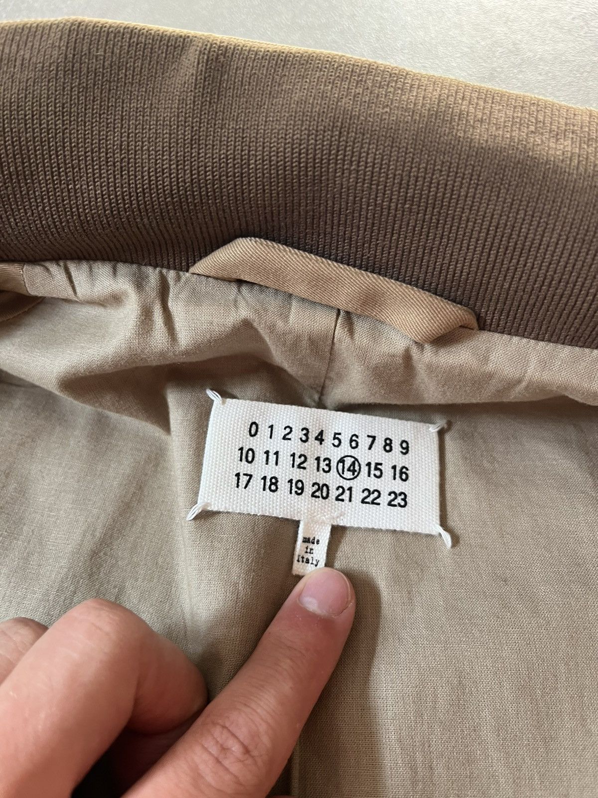 Maison Margiela Maison Margiela S/S 18 cotton silk 5 zip jacket beige rare Size US M / EU 48-50 / 2 - 17 Thumbnail