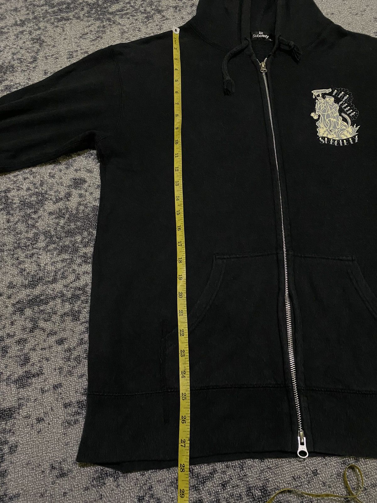 Hysteric Glamour × If Six Was Nine × Japanese Brand Y2k Subciety tokyo japan skull ifsixwasnine Hoodie Size US XL / EU 56 / 4 - 8 Thumbnail