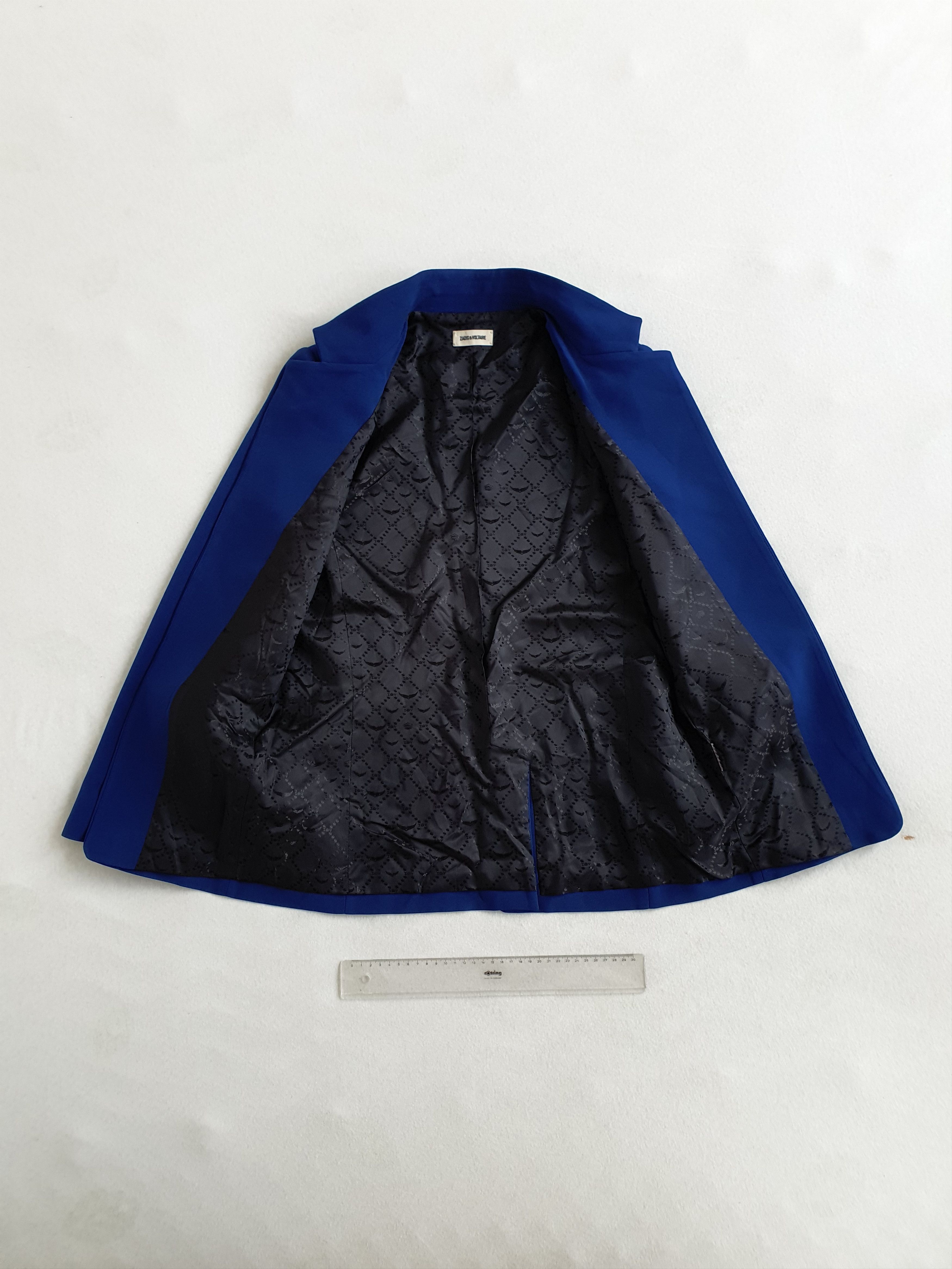 Zadig & Voltaire VOLLY CRÊPE Blazer (WJCA0209F) - Blue - US 8, UK 10 Size S / US 4 / IT 40 - 3 Thumbnail
