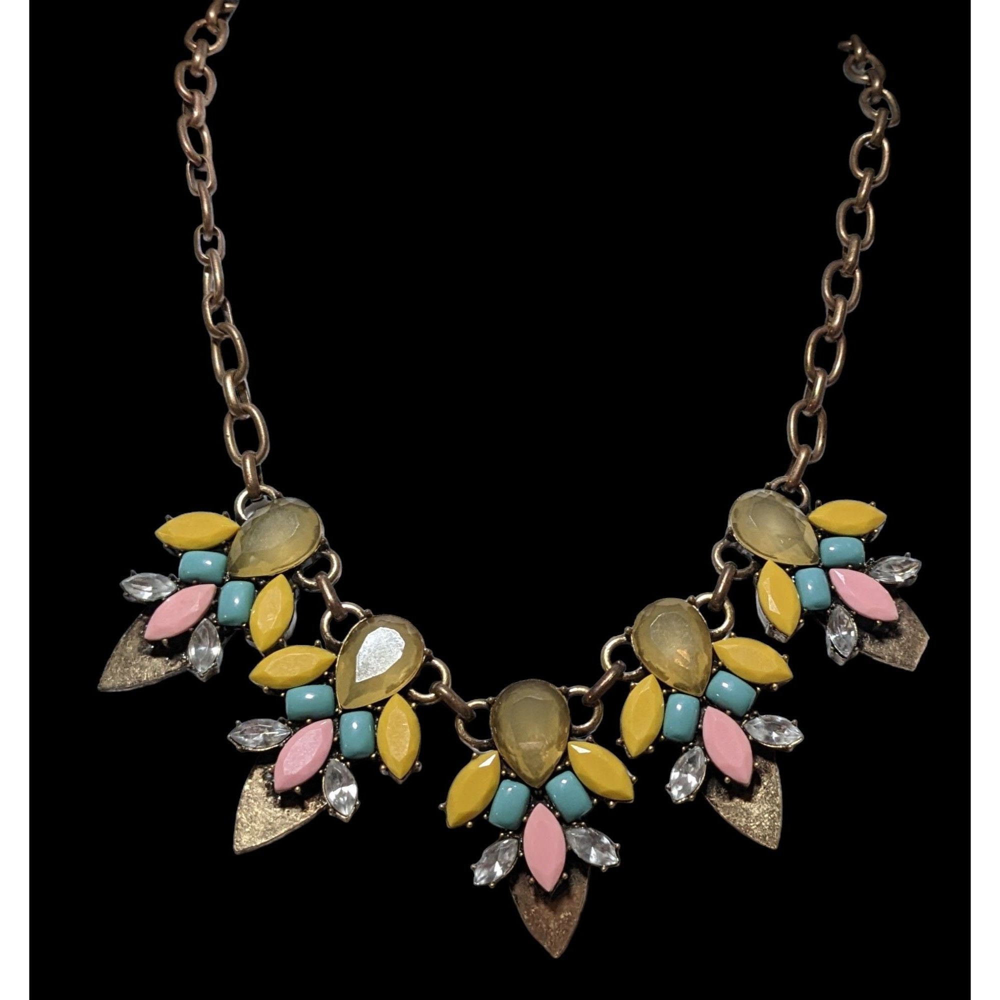 Other 90s Glam Floral Gemmed Necklace Size ONE SIZE - 2 Thumbnail