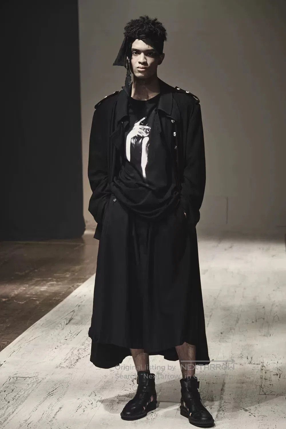 Yohji Yamamoto Yohji Yamamoto Button Detail Trousers Skirt. Size 23" - 2 Thumbnail