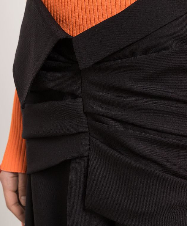 Off-White o1y1225 Mini Skirt in Black Size 28" / US 6 / IT 42 - 4 Thumbnail