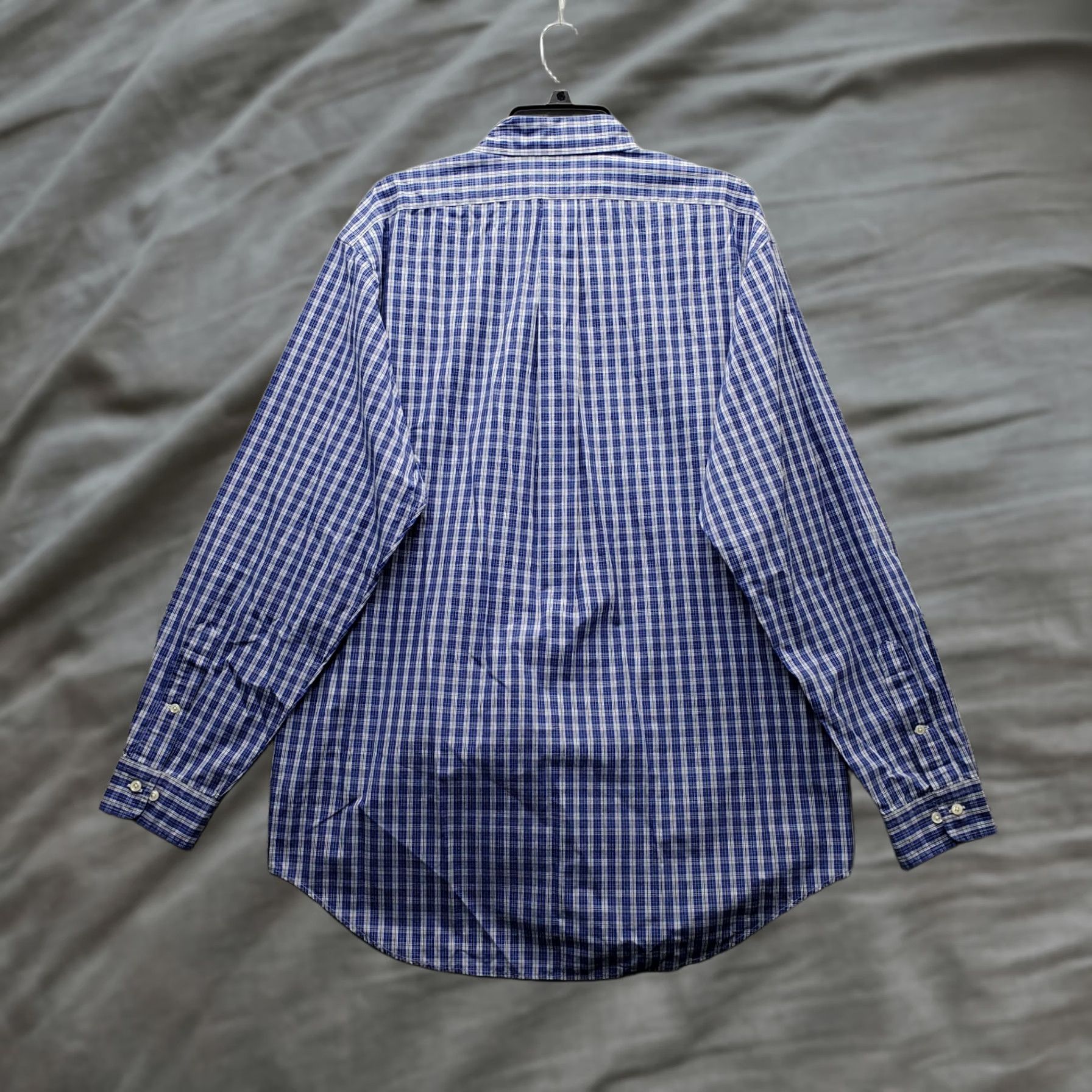 Ralph Lauren Ralph Lauren Dress Shirt Mens Large Multi Plaid Classic Fit Pony Logo Button Down Size 42R - 1 Thumbnail