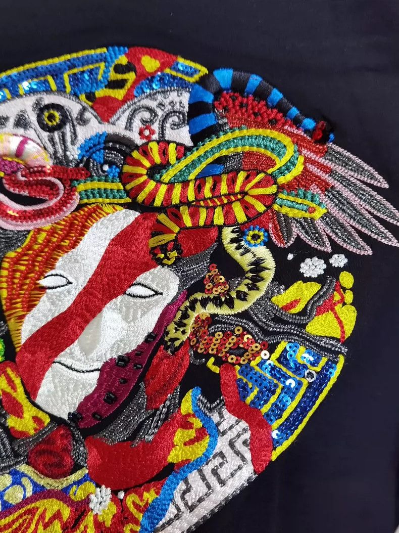 Versace Versace Kowloon Snake Short Sleeve T-shirt Size US XXL / EU 58 / 5 - 7 Thumbnail