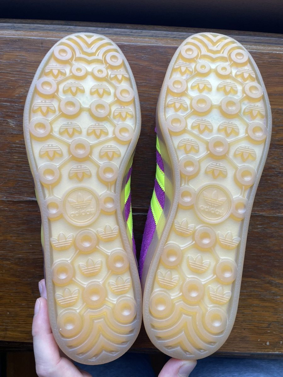 Adidas Adidas Originals Gazelle Indoor W Shock Purple / SolarYellow Size US 10.5 / EU 43-44 - 6 Thumbnail