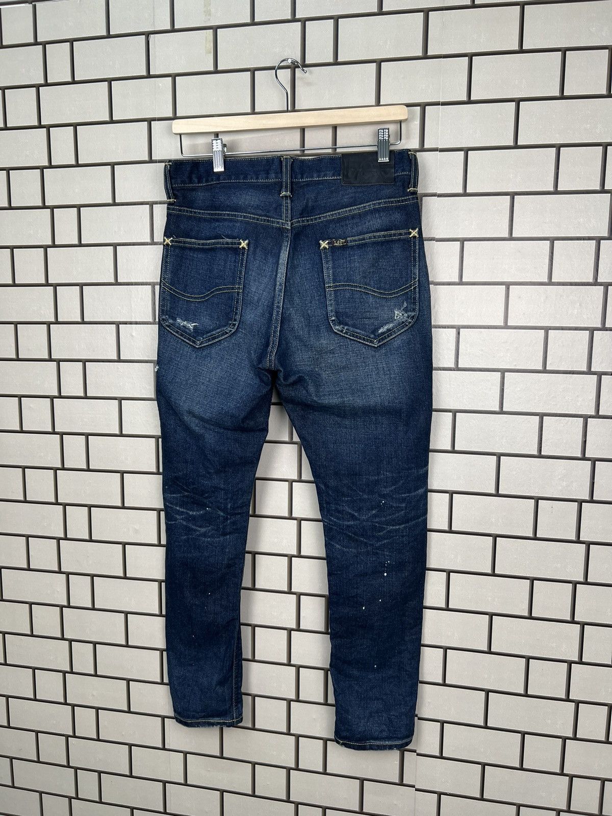 Lee Vintage Lee Union Made Distressed Skinny Jeans Size US 31 - 10 Thumbnail