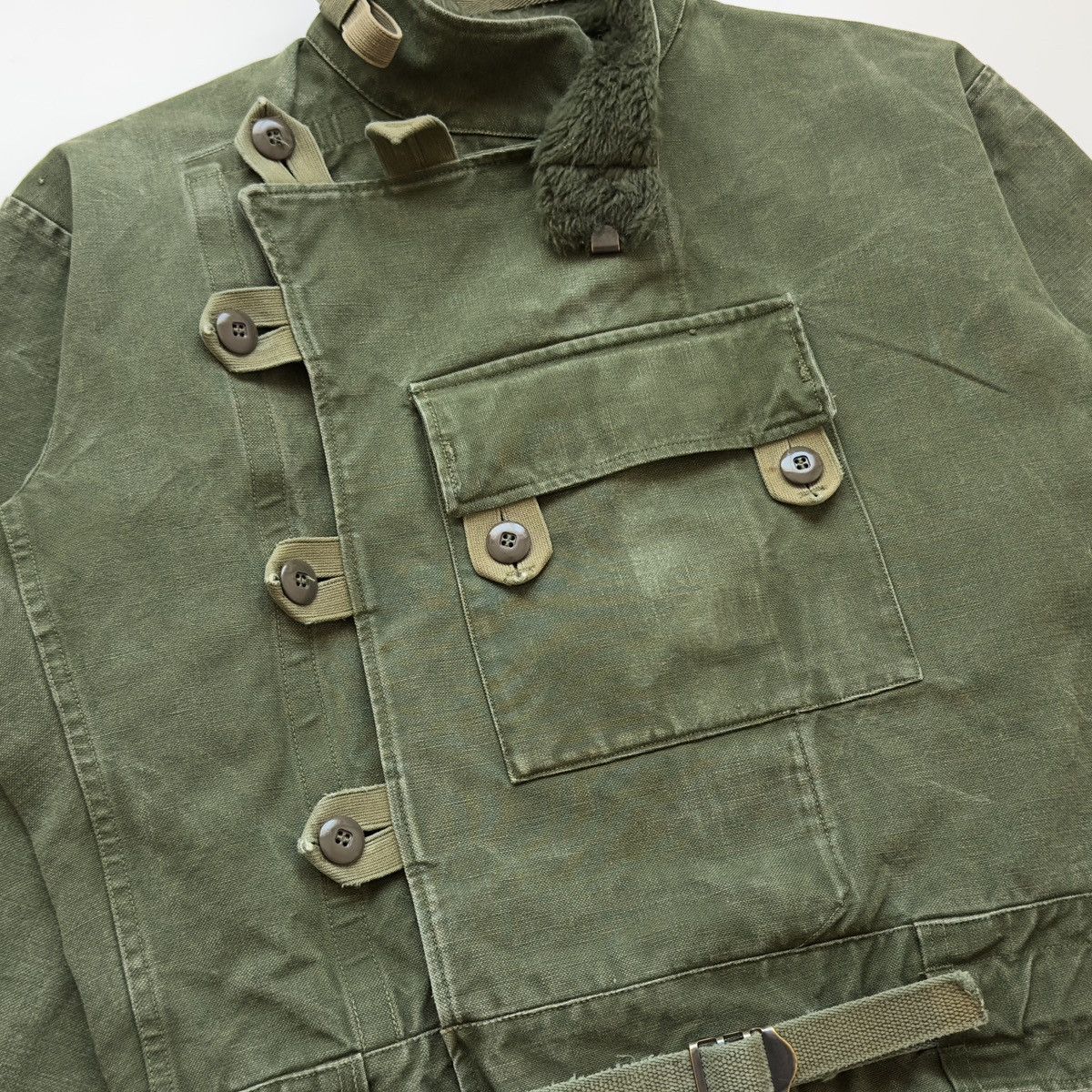 Vintage Vintage 1962 Swedish Army Motorcycle Jacket Size US M / EU 48-50 / 2 - 1 Thumbnail