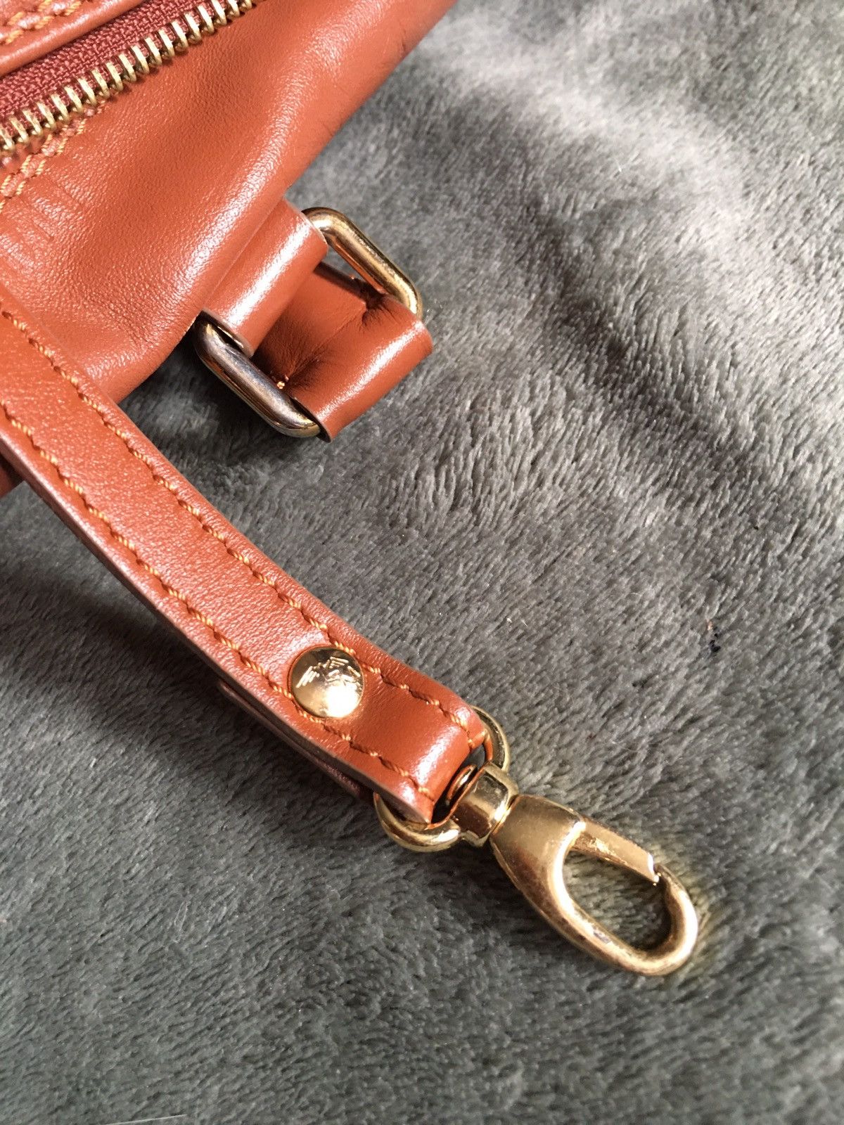 Vintage Maison Mollerus Leather Monogram Vintage Handbag Should Bag Size ONE SIZE - 14 Thumbnail