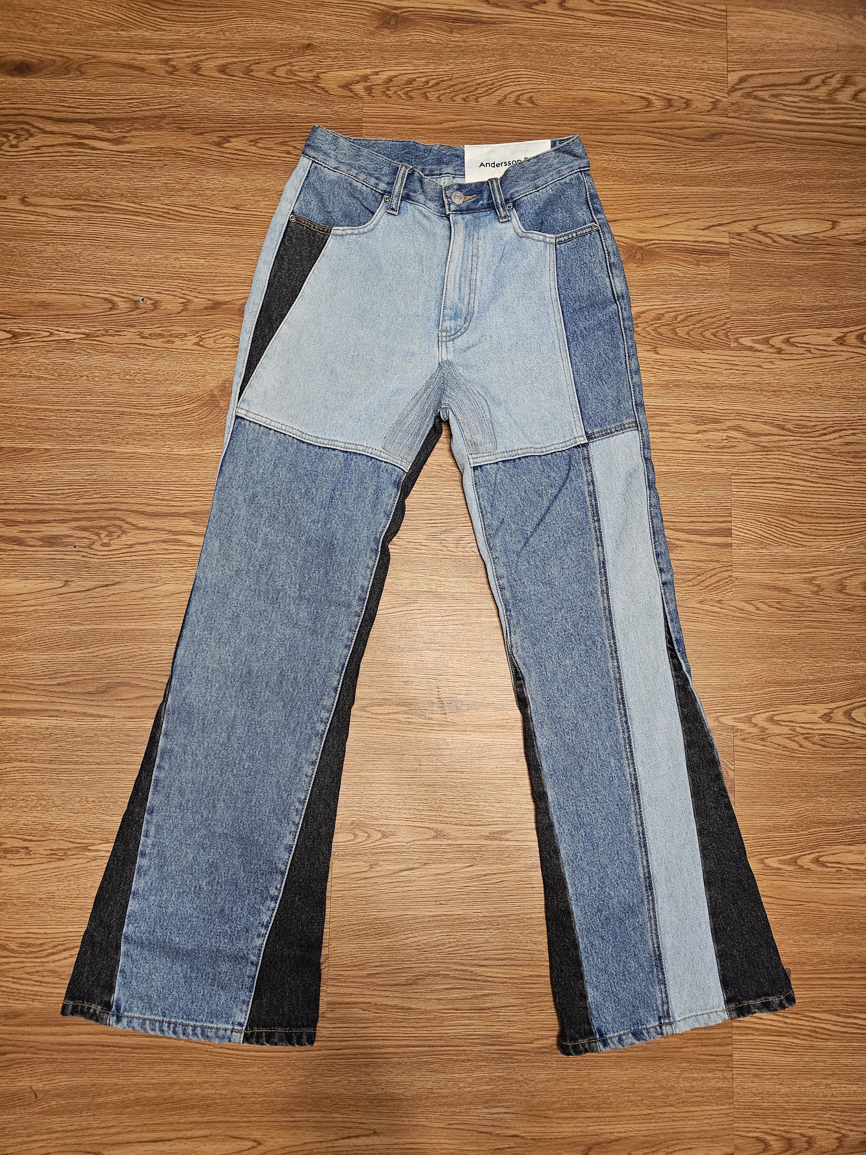 Andersson Bell Patchwork Flare Jeans