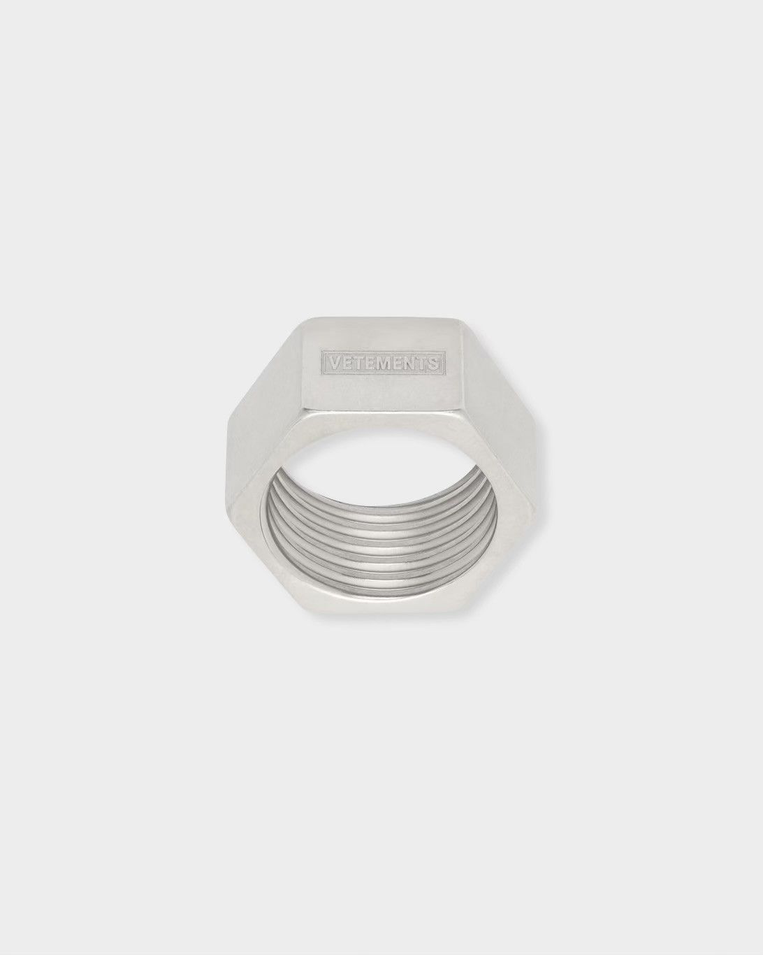 Vetements SILVER NUT RING THICK Size ONE SIZE - 1 Preview