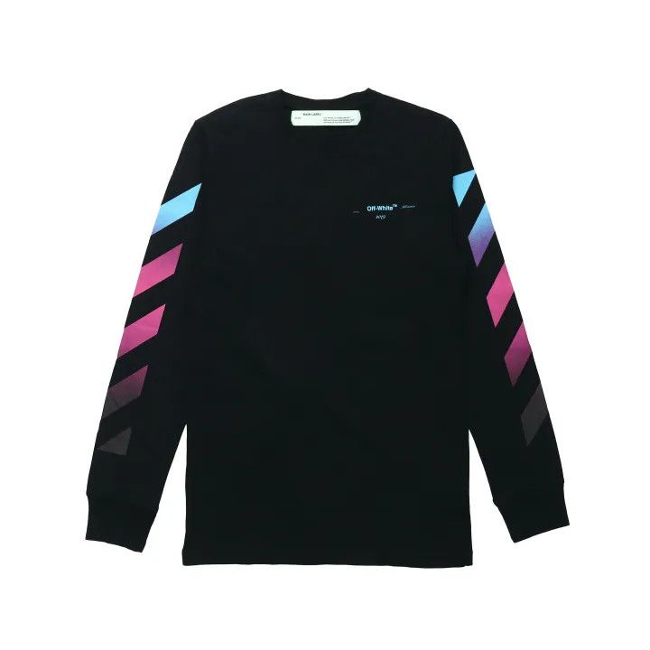 Off-White Off-White Gradient Rainbow Arrow Long Sleeve Sweatshirt 0079 Size US M / EU 48-50 / 2 - 1 Thumbnail