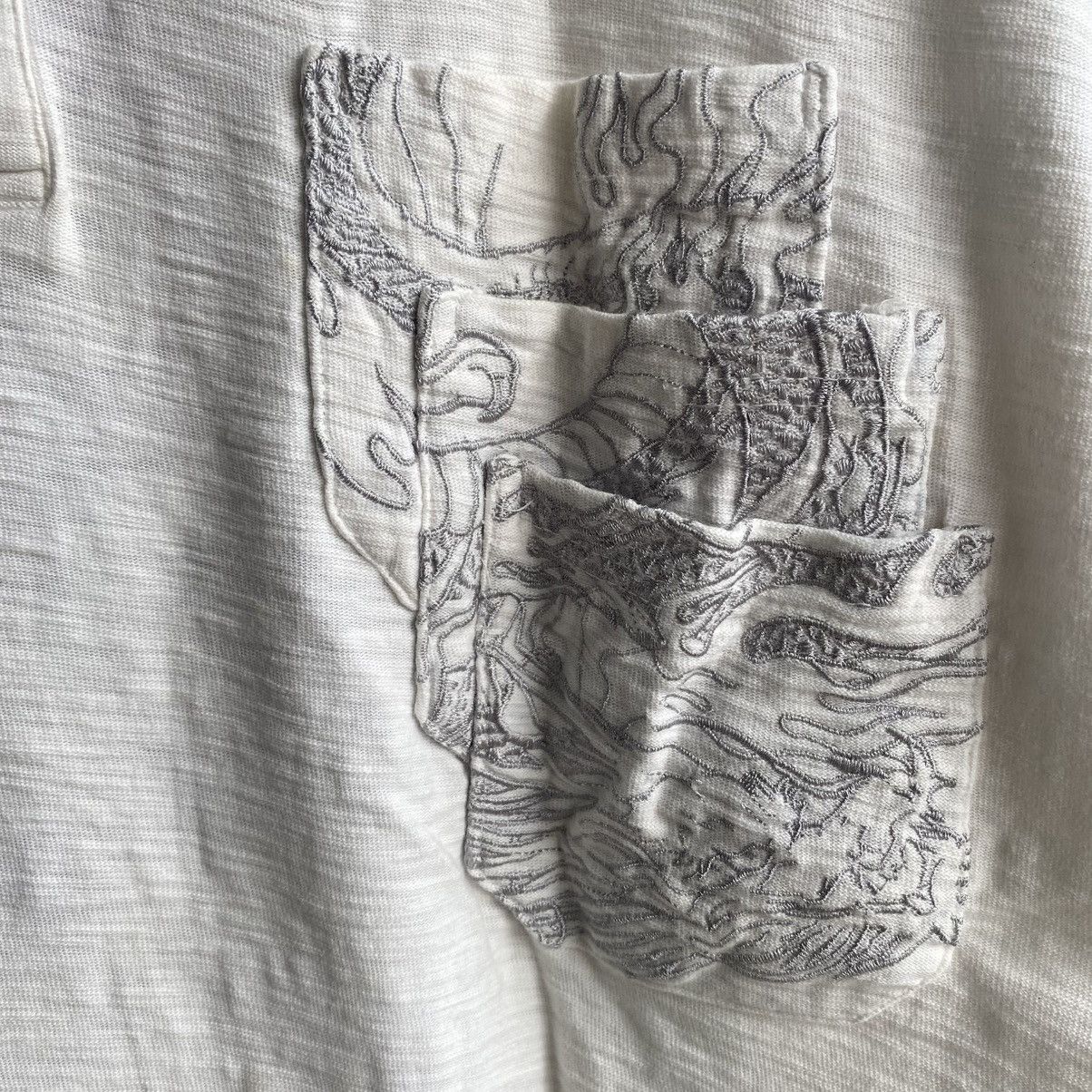 Designer × Japanese Brand Vintage Karakuri dragon embroidery polo shirt Size US XL / EU 56 / 4 - 7 Thumbnail