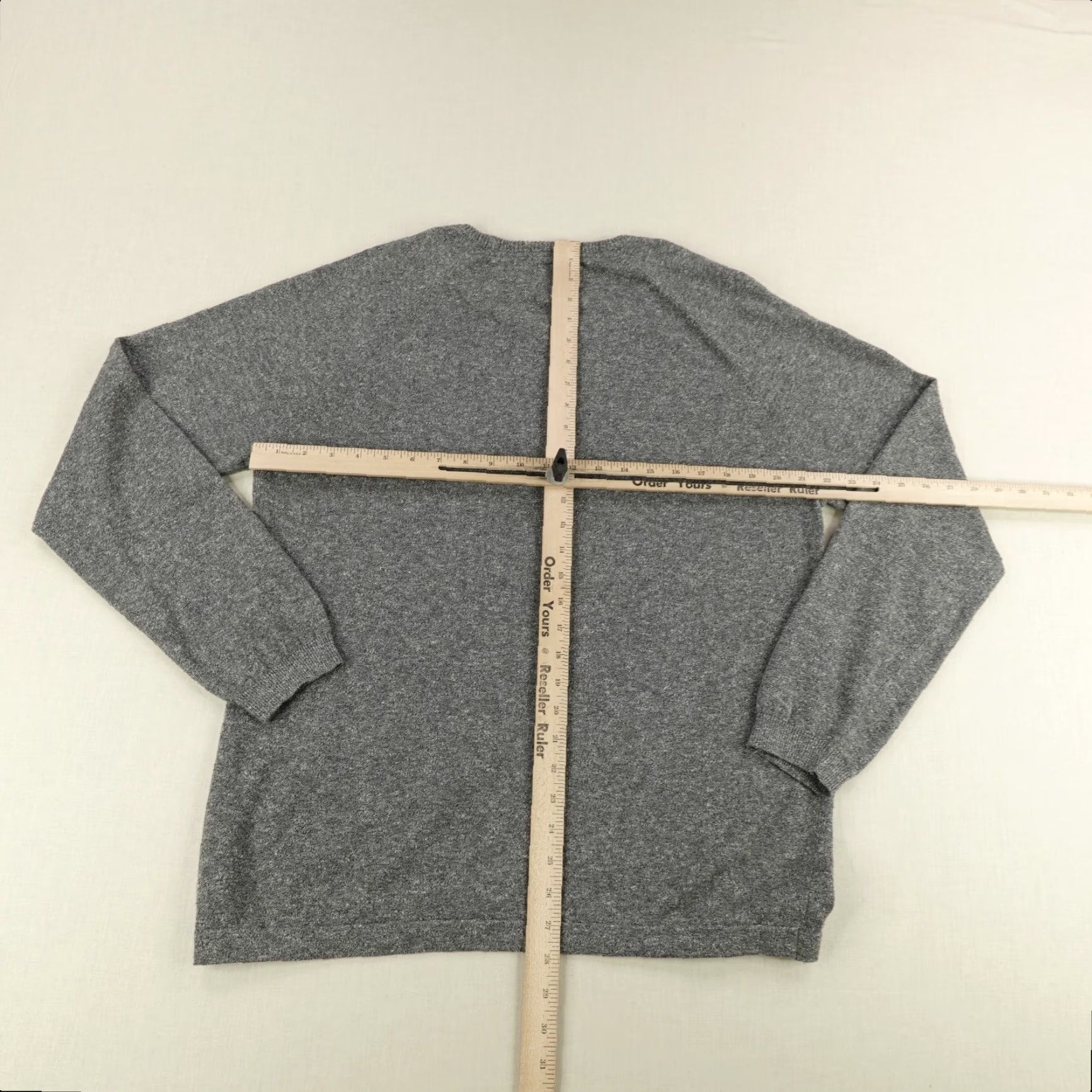Prana PrAna Sweater Large Gray Organic Cotton Blend Crewneck Pullover Raglan Knit Mens Size US L / EU 52-54 / 3 - 6 Thumbnail