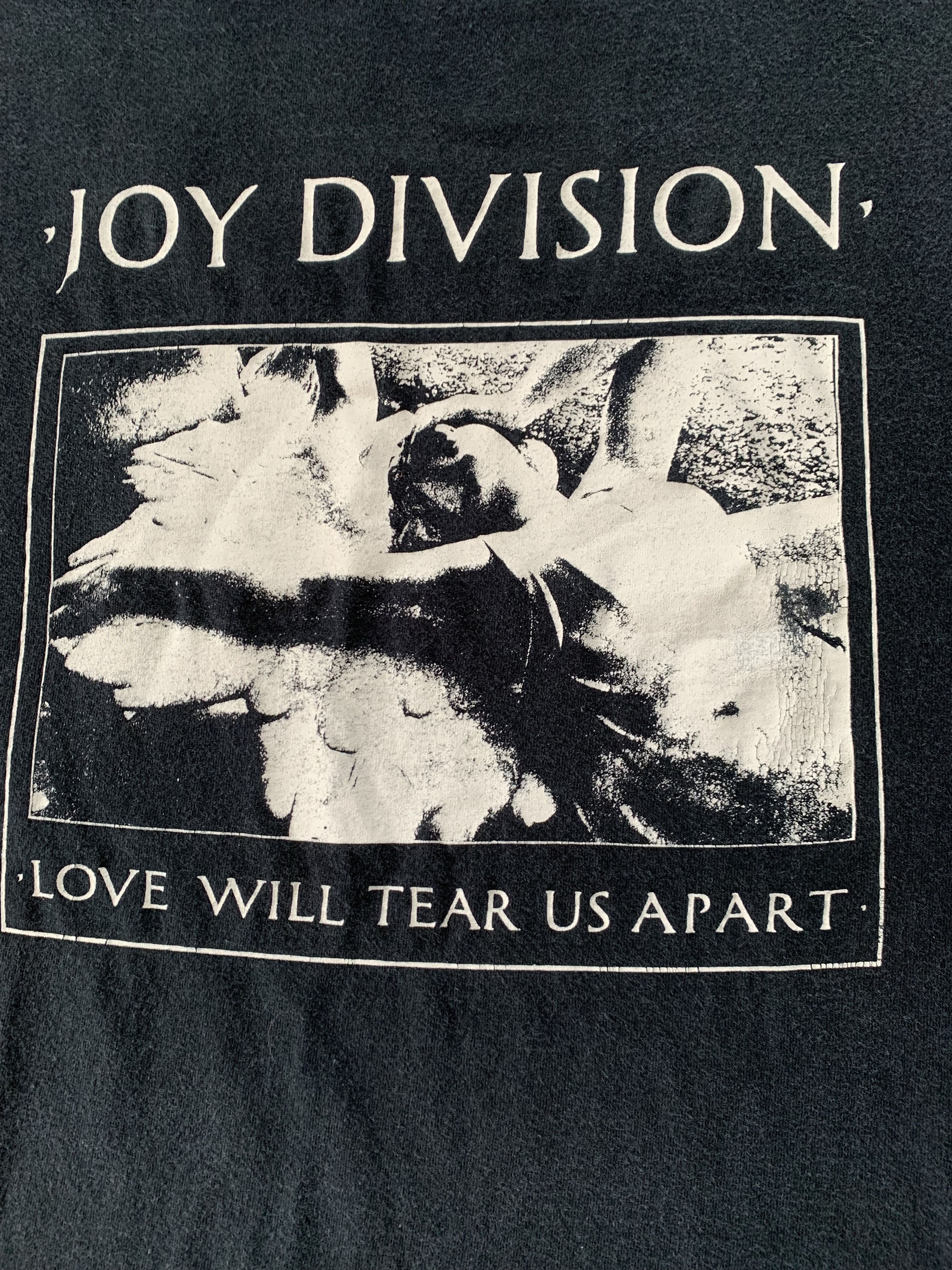 Band Tees × Joy Division Joy Division Love Will Tear Us Apart Printed Vintage T-Shirt Size US M / EU 48-50 / 2 - 5 Thumbnail