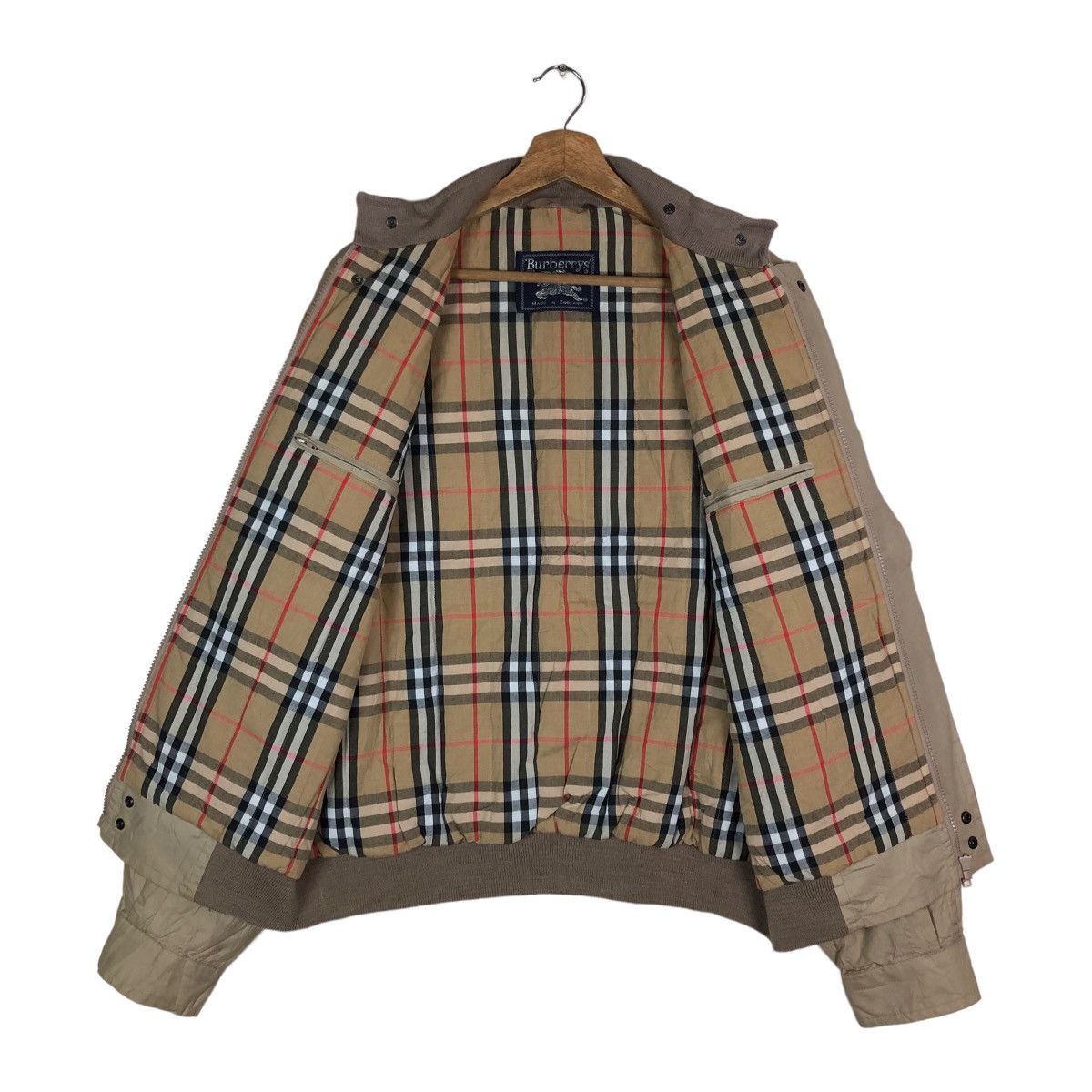 Burberry Burberrys Snap Button Hidden Zipper Jacket Size US L / EU 52-54 / 3 - 7 Thumbnail