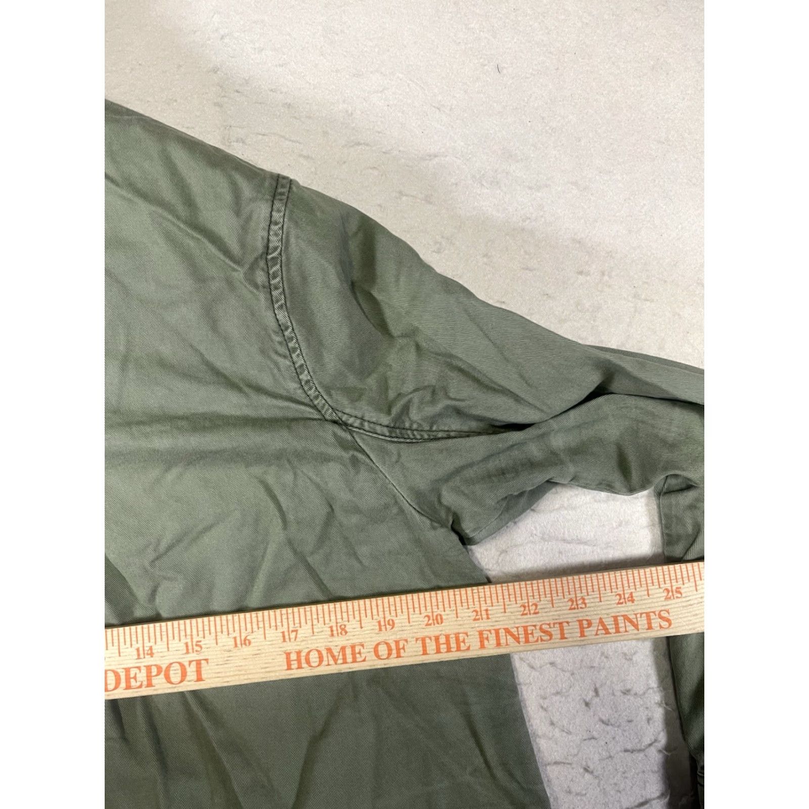 Abercrombie & Fitch Abercrombie & Fitch Y2K Green Full Zip-Button Military Shacket Size M Jacket Men Medium Green Shacket Military Jacket Abercrombie & Fitch Size US M / EU 48-50 / 2 - 3 Thumbnail