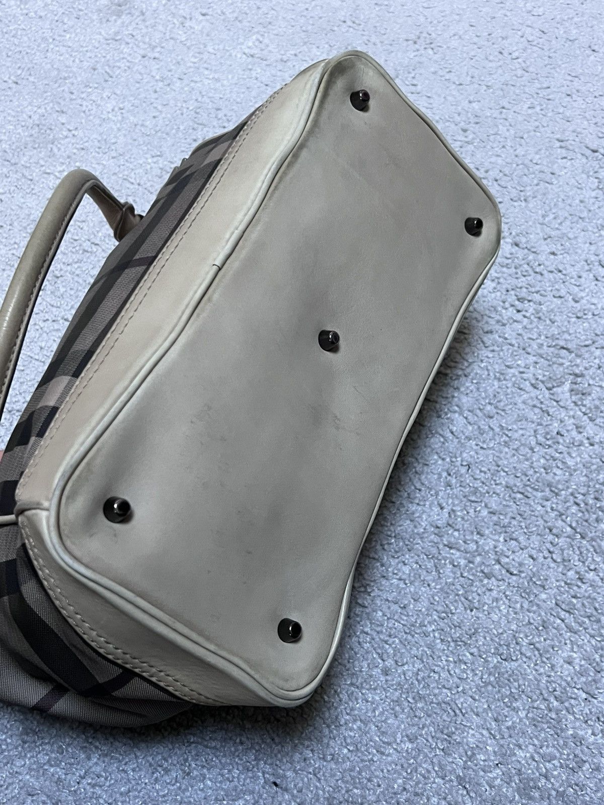 Burberry Burberry Smoke House Check Tote Bag Size ONE SIZE - 4 Thumbnail