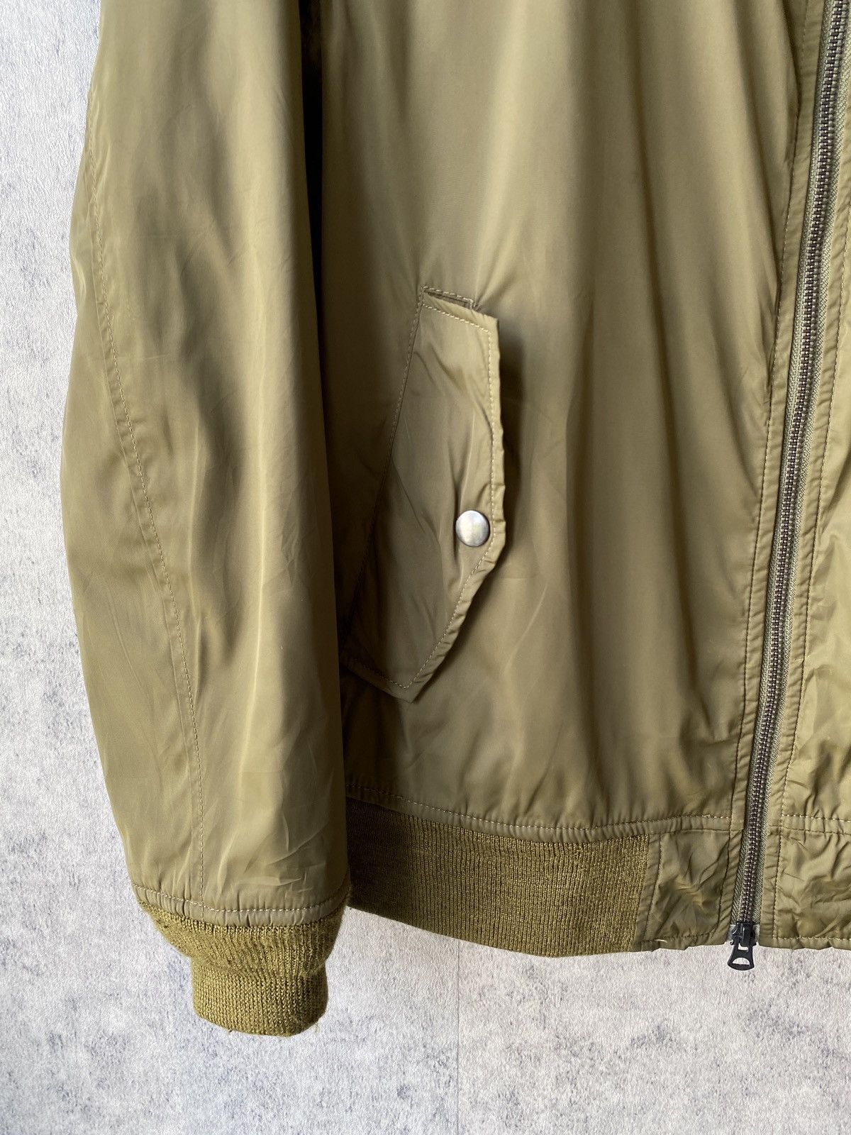 Japanese Brand Beams Heart Japan Olive Green Bomber Jacket Size US M / EU 48-50 / 2 - 5 Thumbnail