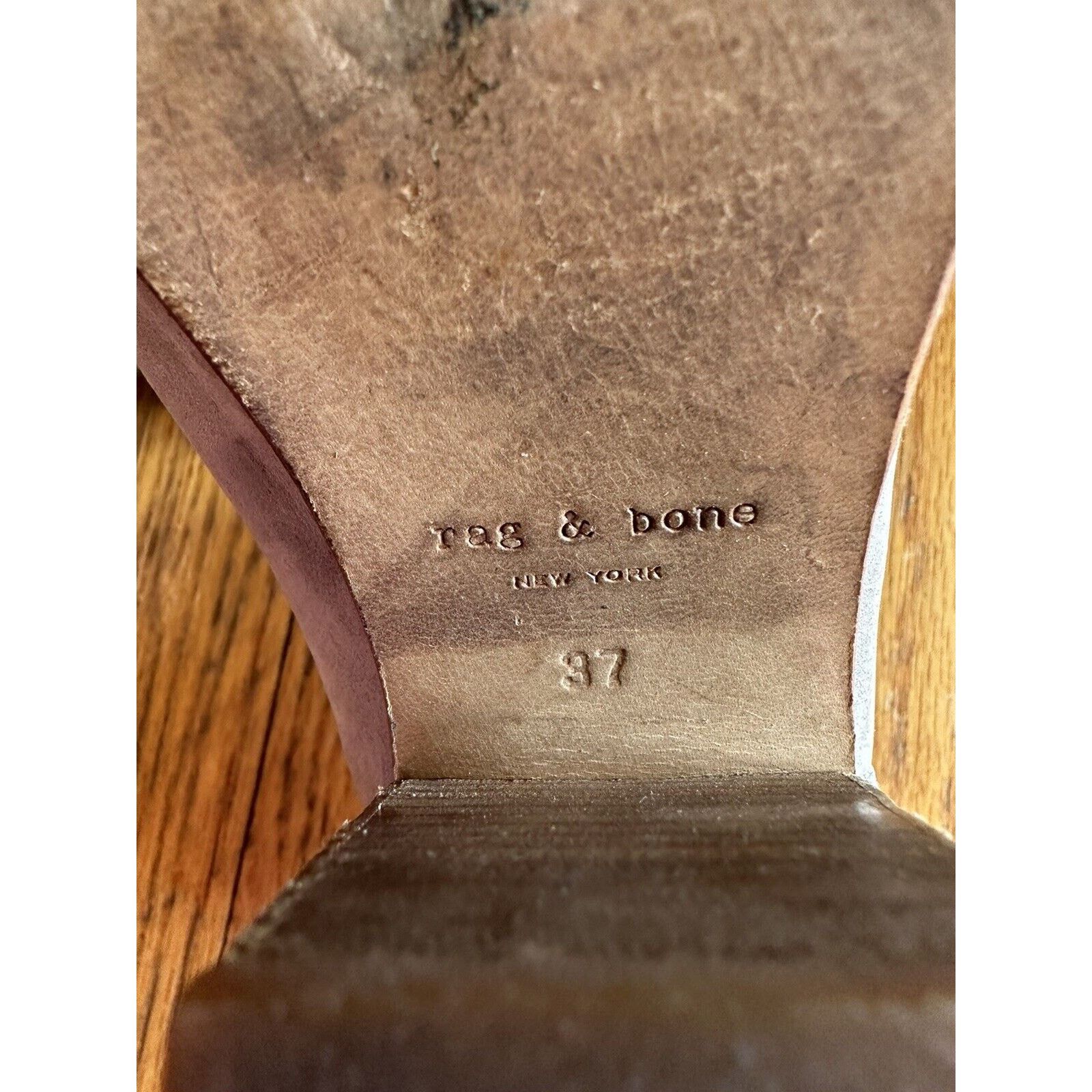 Rag & Bone Rag & Bone Size 37 Harrow Gray Leather Ankle Boots Casual Size US 6.5 / IT 36.5 - 14 Thumbnail