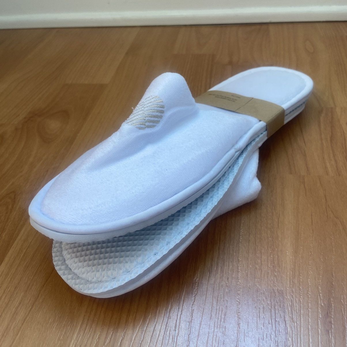 Vintage NWT Pullman Resort & Spa Maldives Logo Slippers Men’s 10ish Size US 10 / EU 43 - 3 Thumbnail