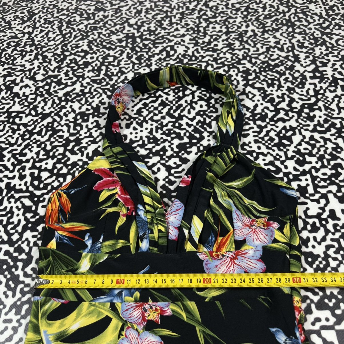 Dolce & Gabbana Vintage 00s Dolce Gabbana Summer Floral Y2K Style Midi Dress Size S / US 4 / IT 40 - 20 Thumbnail