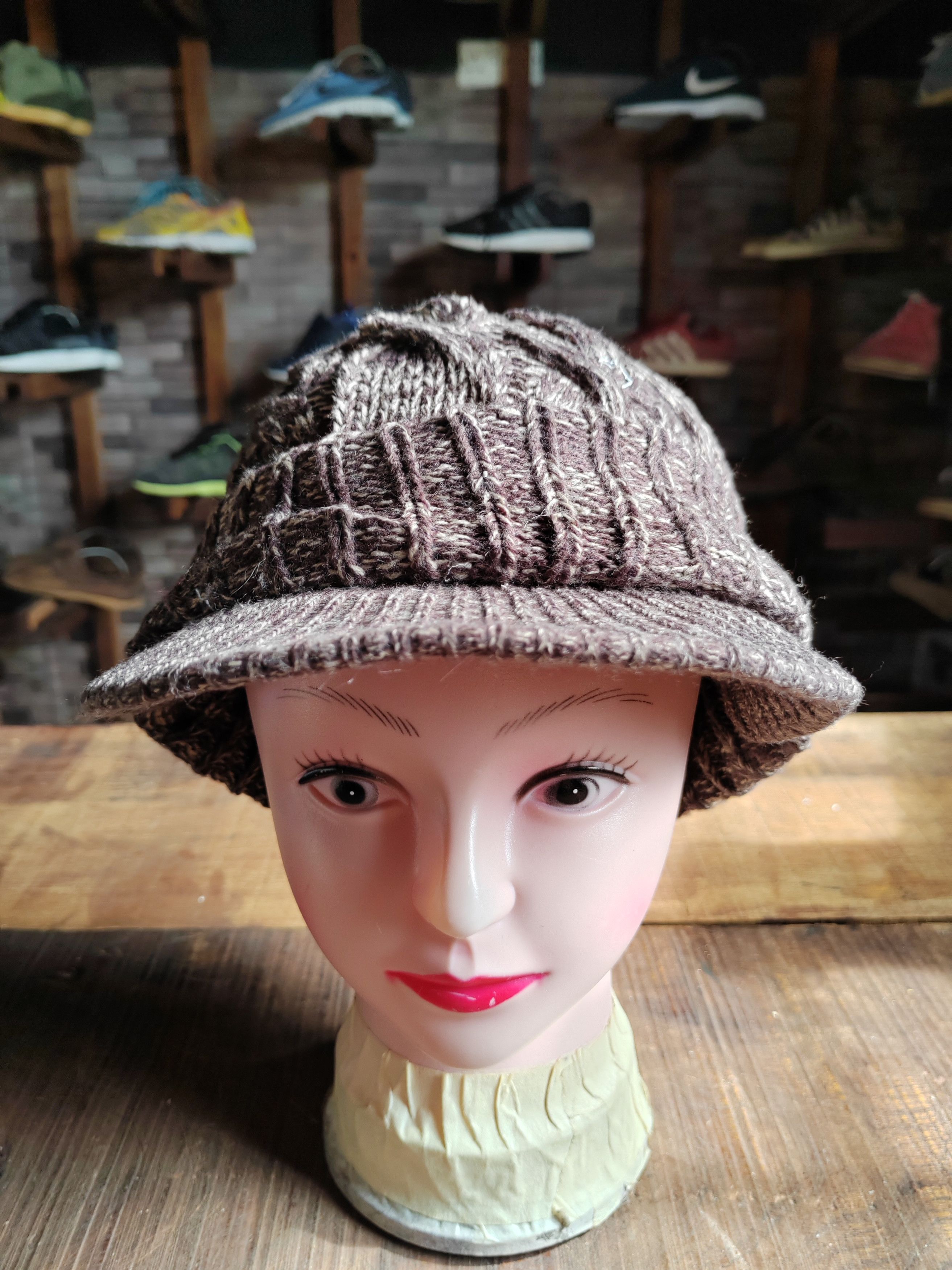 If Six Was Nine Vintage Japanese Style Crochet Big Beanie Snowcap Size ONE SIZE - 2 Thumbnail