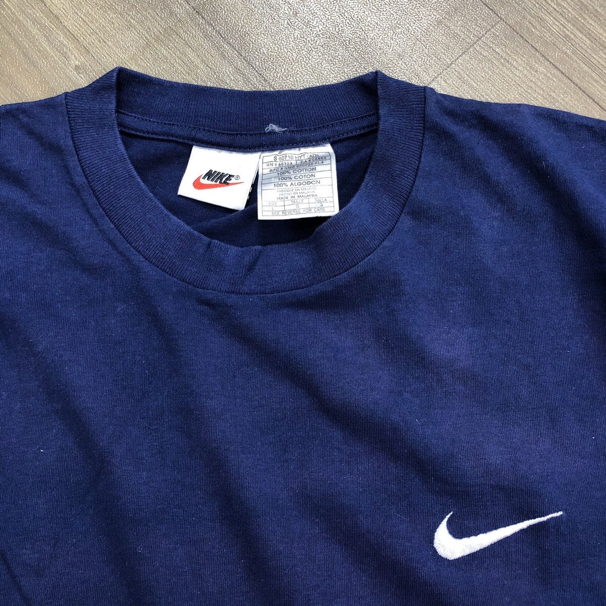 Nike × Vintage Vintage1990s Nike Court Spell Out Big Logo Tee Size US L / EU 52-54 / 3 - 8 Thumbnail