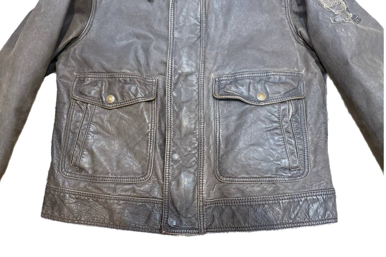 McGregor Vintage McGregor Motorcycle Leather Bomber / Flight Jacket Size US L / EU 52-54 / 3 - 6 Thumbnail
