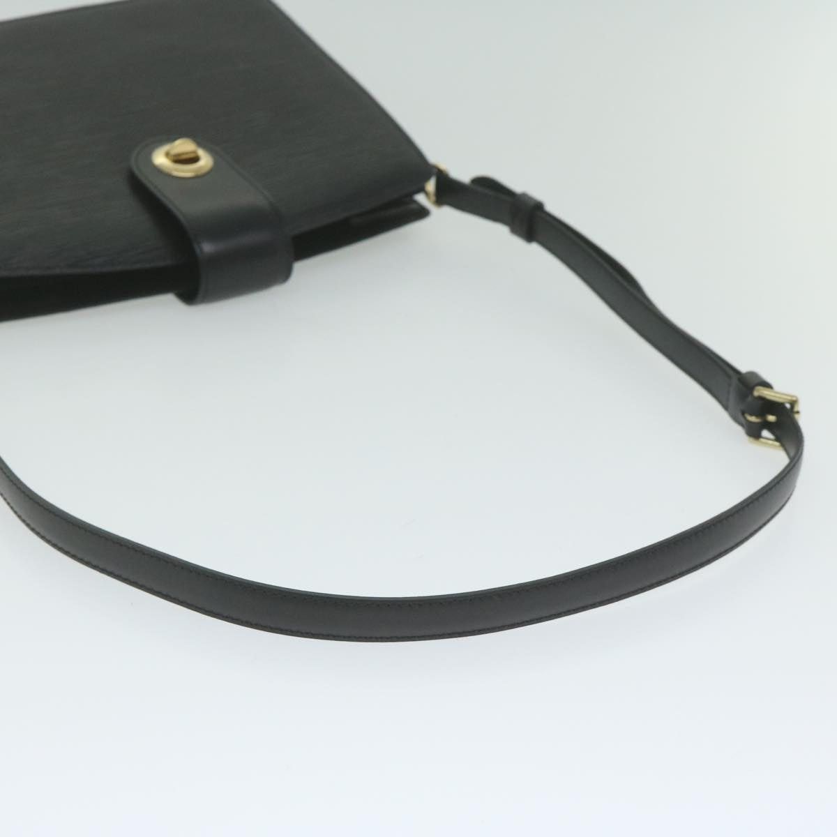 Louis Vuitton LOUIS VUITTON Epi Capuchin Shoulder Bag Black M52342 Size ONE SIZE - 7 Thumbnail