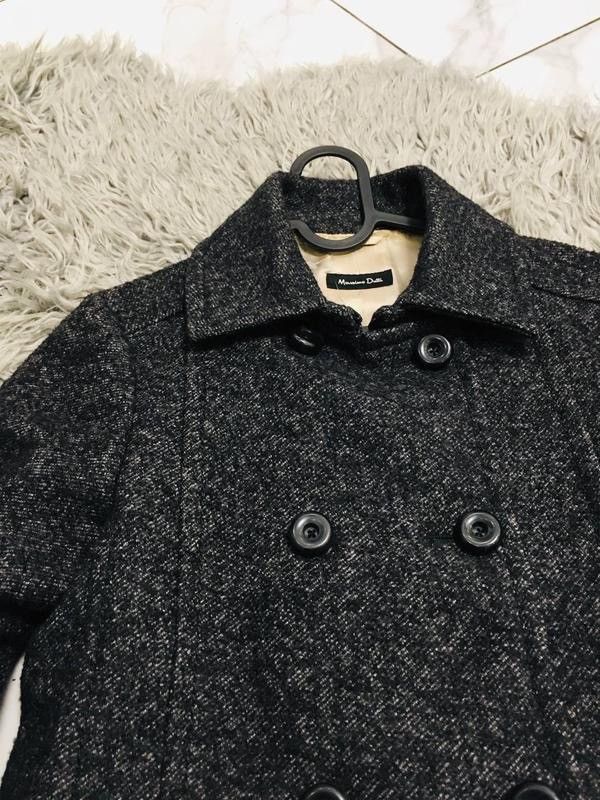 Massimo Dutti Massimo Dutti Wool Peacoat 95% Wool 42/32 — Premium Italian Size L / US 10 / IT 46 - 2 Thumbnail