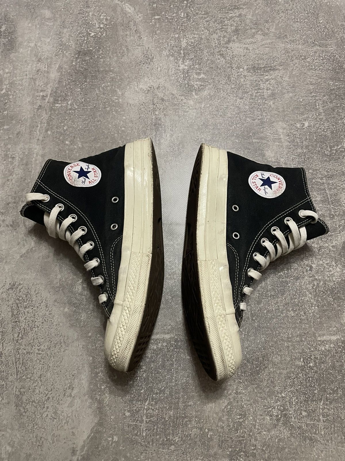 CDG by Comme des Garcons × Comme des Garcons × Converse Comme Des Garcons CDG PLAY x Converse Chuck Taylor High 42.5 Size US 9 / EU 42 - 3 Thumbnail