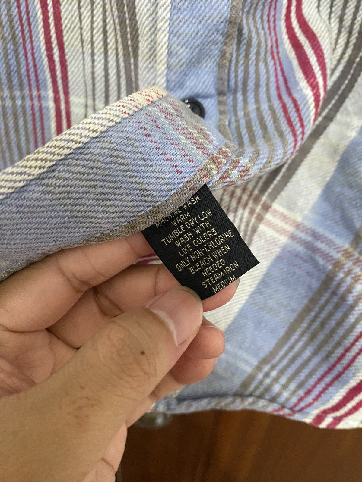 RRL Ralph Lauren Vintage Double Rrl Ralph Lauren Flannel Distressed Size US M / EU 48-50 / 2 - 8 Thumbnail
