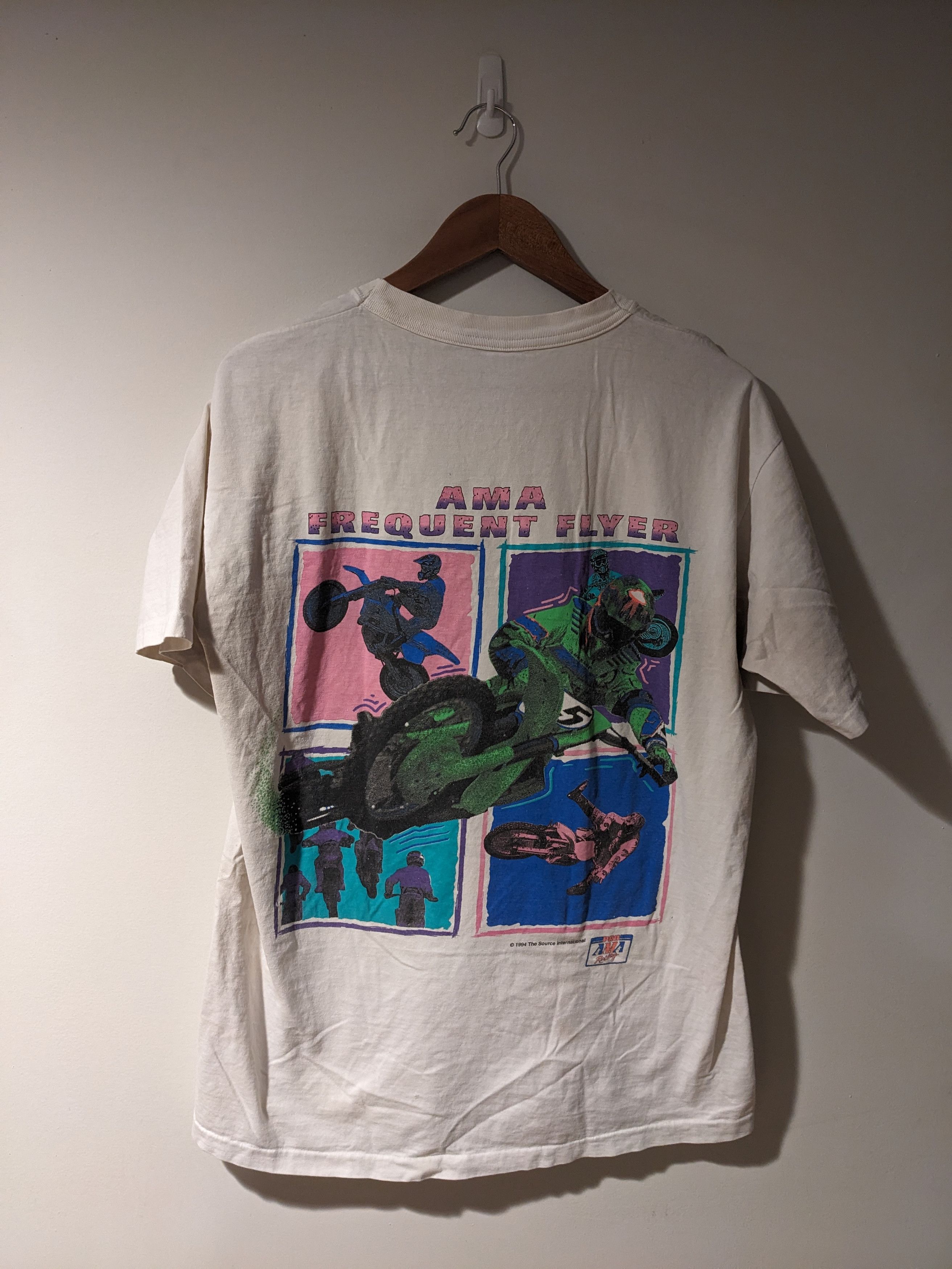 NASCAR × Vintage Vintage 1994 MBNA Motocross Racing Dirt Rally Large T-Shirt Size US L / EU 52-54 / 3 - 1 Thumbnail
