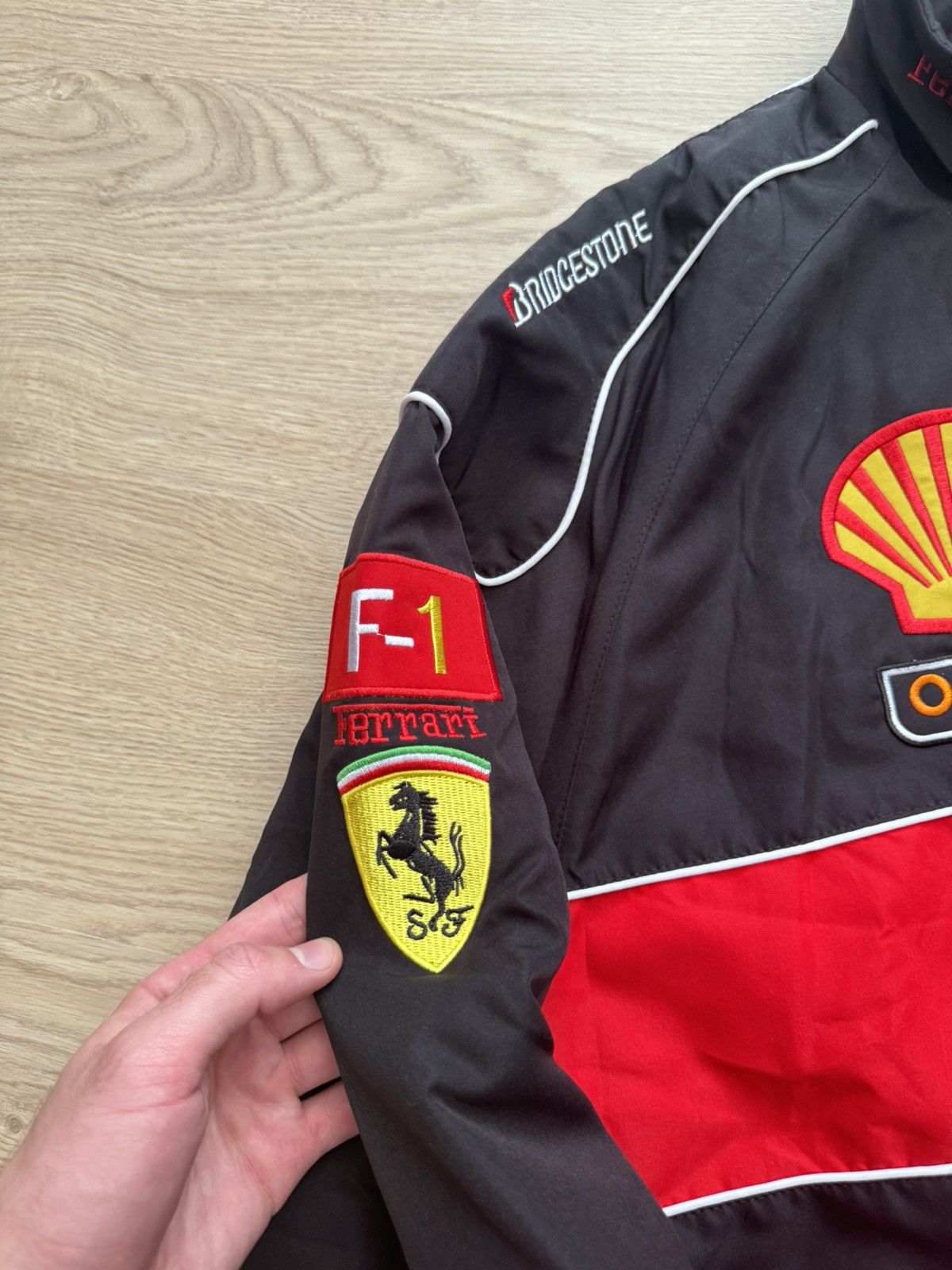Ferrari Vintage Ferrari y2k Racing Formula 1 Marlboro Moto Jacket Size US XL / EU 56 / 4 - 5 Thumbnail