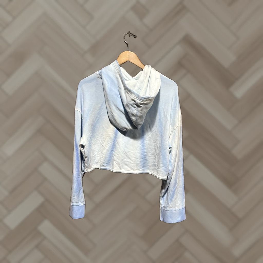 Nike Nike Yoga Hoodie Womens Blue Tie Dye Cropped Pullover Size S Lightweight Activewear Short Is this correct? Size S / US 4 / IT 40 - 1 Thumbnail