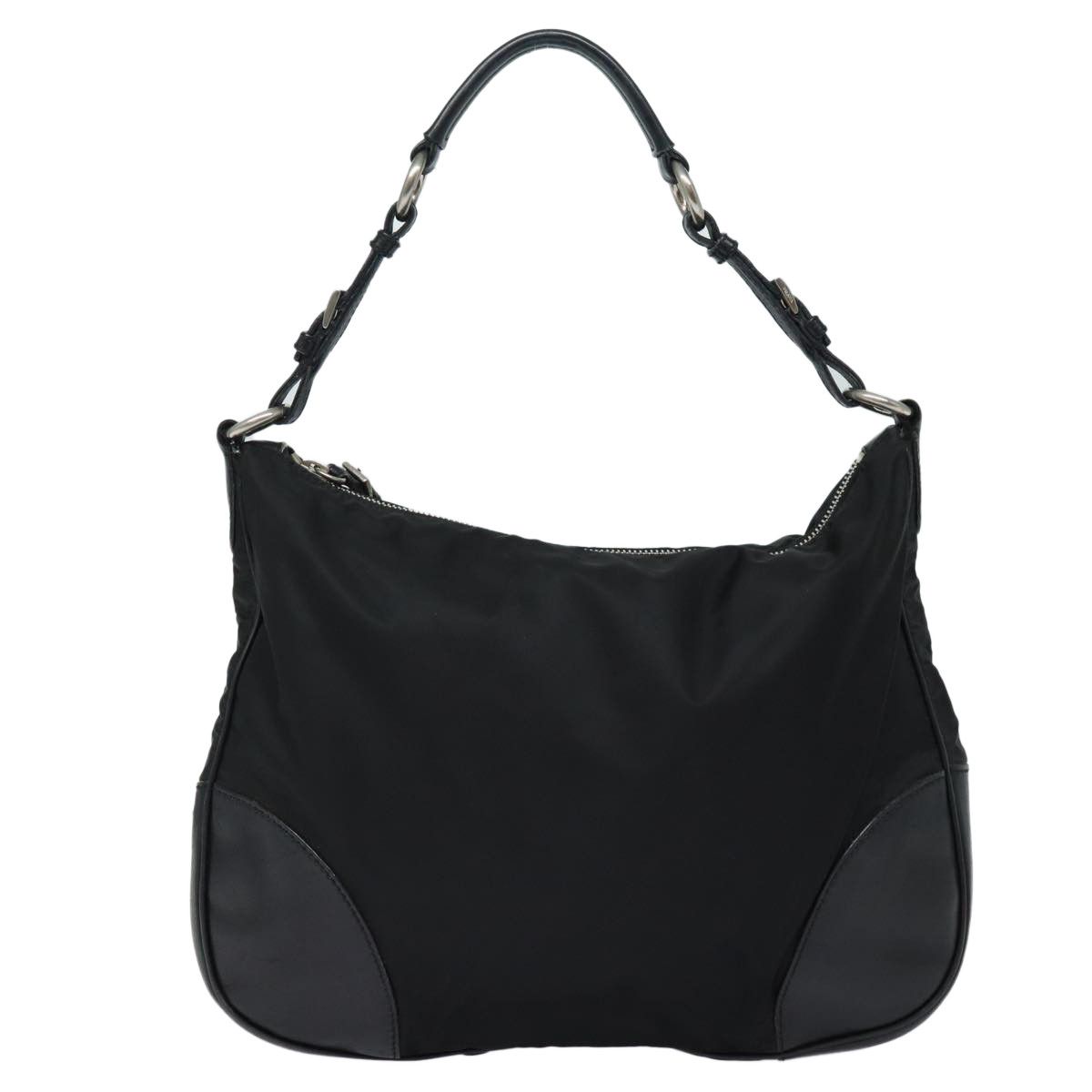 Prada Tessuto Black Synthetic Shoulder Bag (Pre-Owned) Size ONE SIZE - 1 Thumbnail