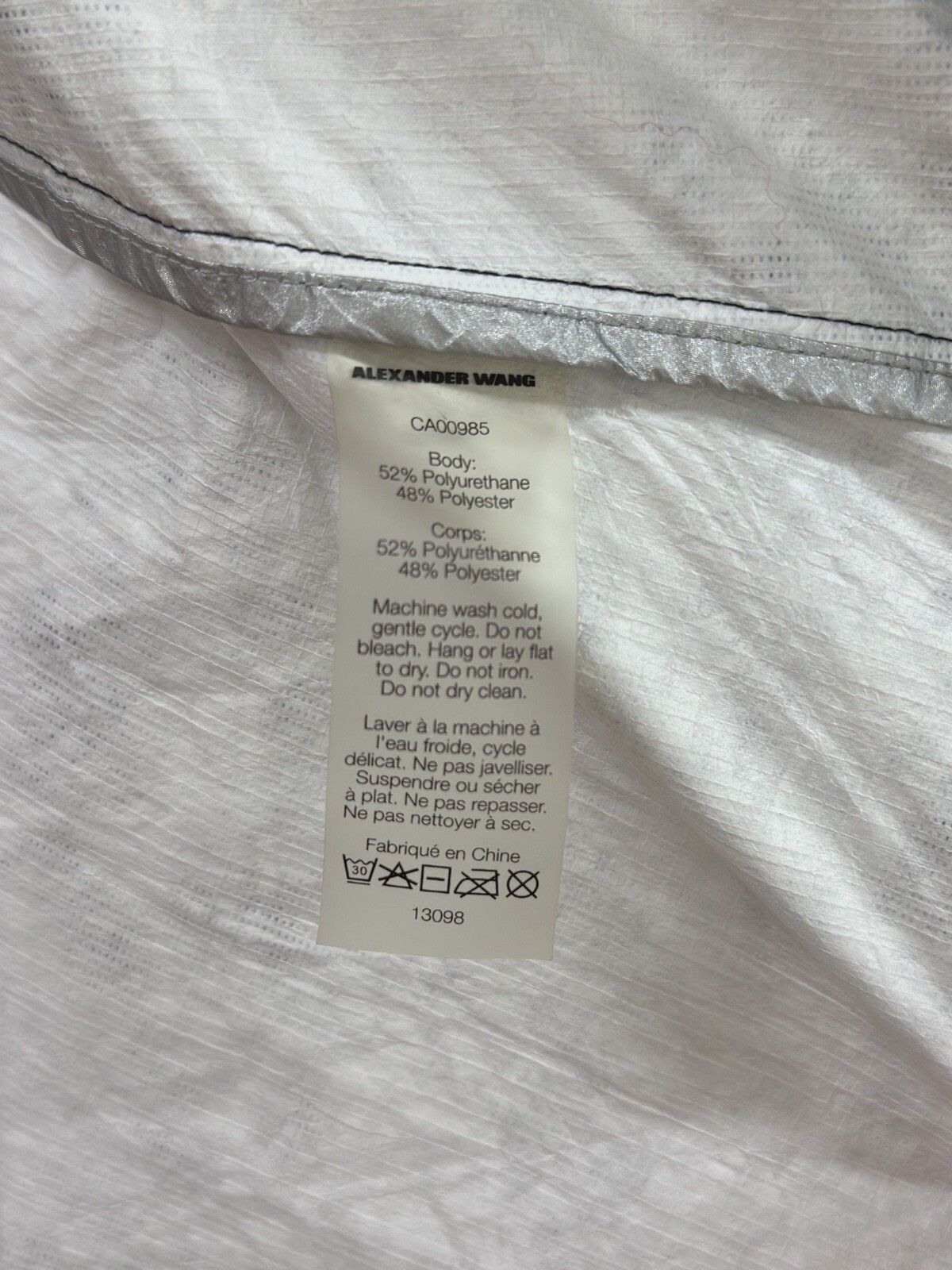 T by Alexander Wang T Alexander Wang Rain Anorak Jacket Black Size 4 Size L / US 10 / IT 46 - 13 Thumbnail