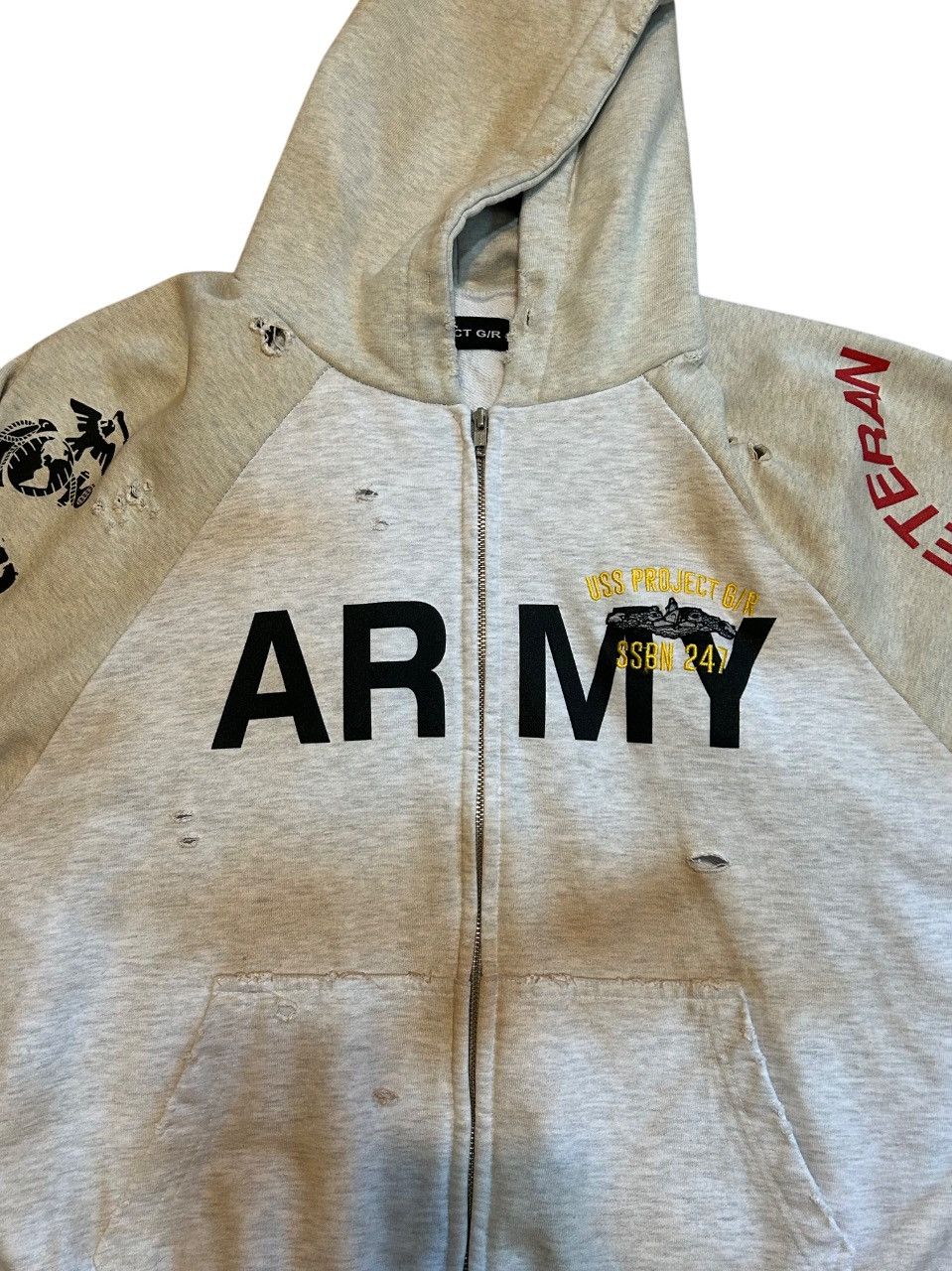 PROJECT G/R Project GR Army Hoodie | Grailed