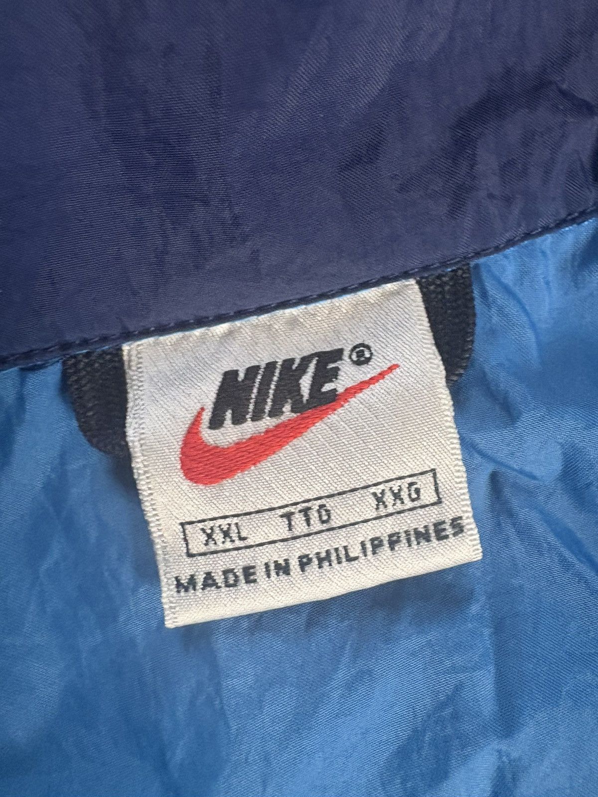 Nike × Vintage Vintage 90s Embroidered Nike Windbreaker Size US XXL / EU 58 / 5 - 4 Thumbnail