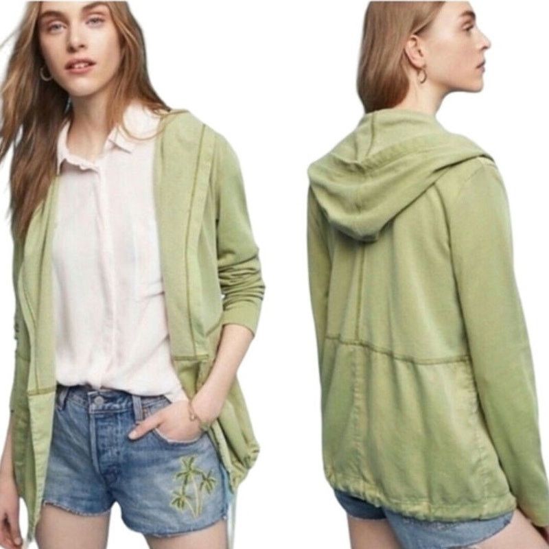 Anthropologie Anthropologie Postmark Open Anorack hoodie cardigan small Size S / US 4 / IT 40 - 1 Thumbnail