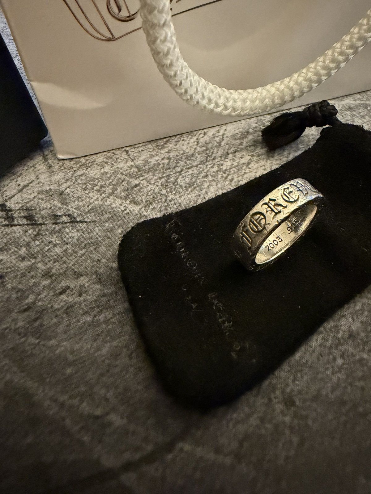 Chrome Hearts Chrome Hearts Forever Spacer Ring 7.5 Size ONE SIZE - 3 Thumbnail